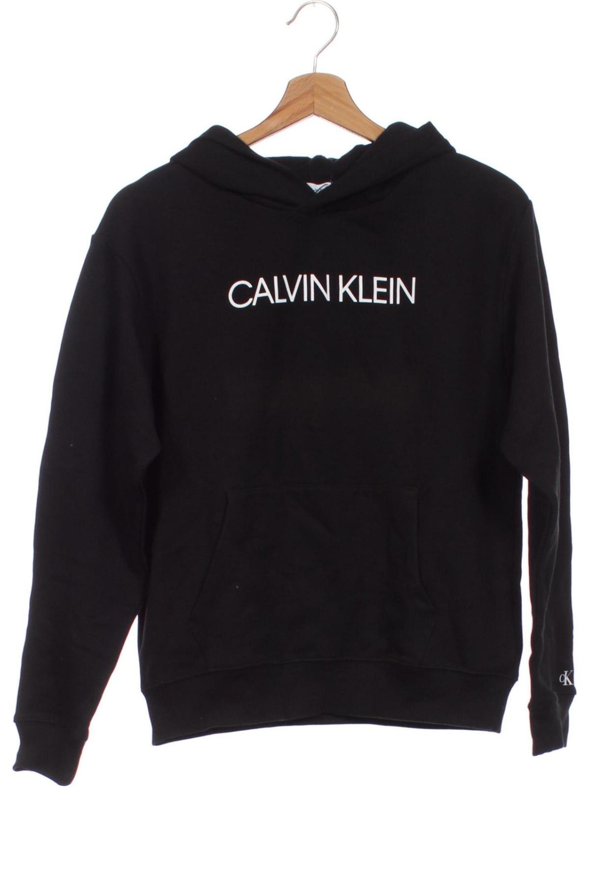 Детски суичър Calvin Klein Jeans, Размер 13-14y/ 164-168 см, Цвят Черен, Цена 75,49 лв.