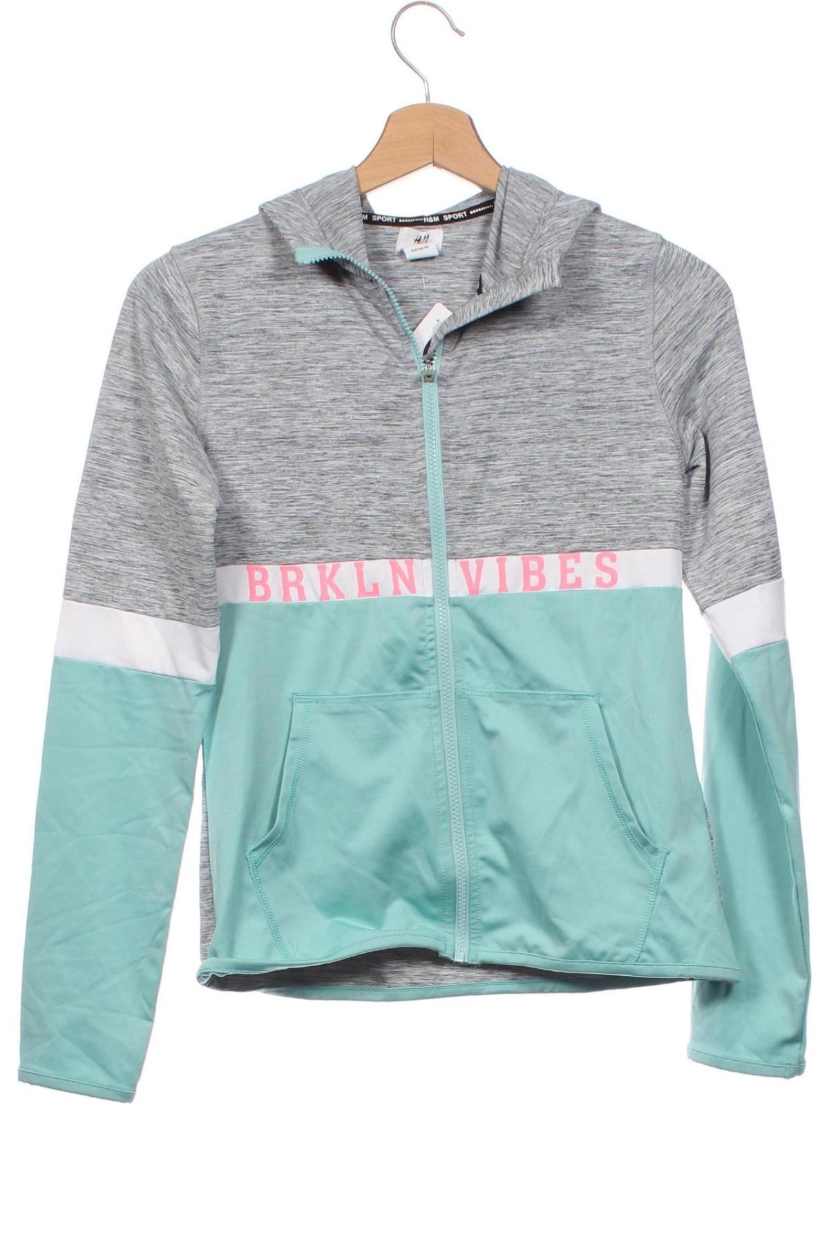 Kinder Sweatshirts H&M, Größe 10-11y/ 146-152 cm, Farbe Grau, Preis 7,49 €