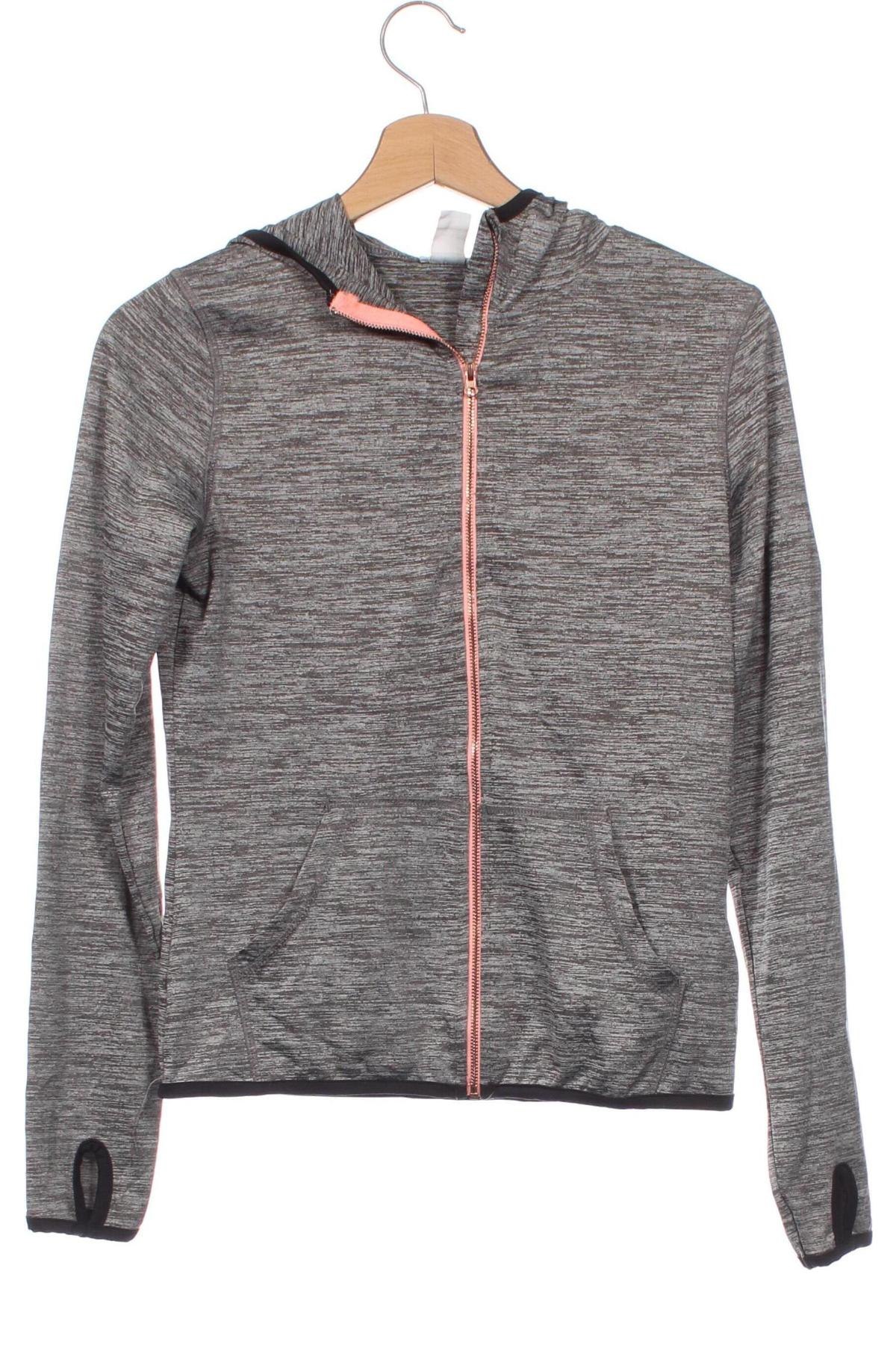 Dětská mikina  H&M Sport, Velikost 10-11y/ 146-152 cm, Barva Šedá, Cena  149,00 Kč