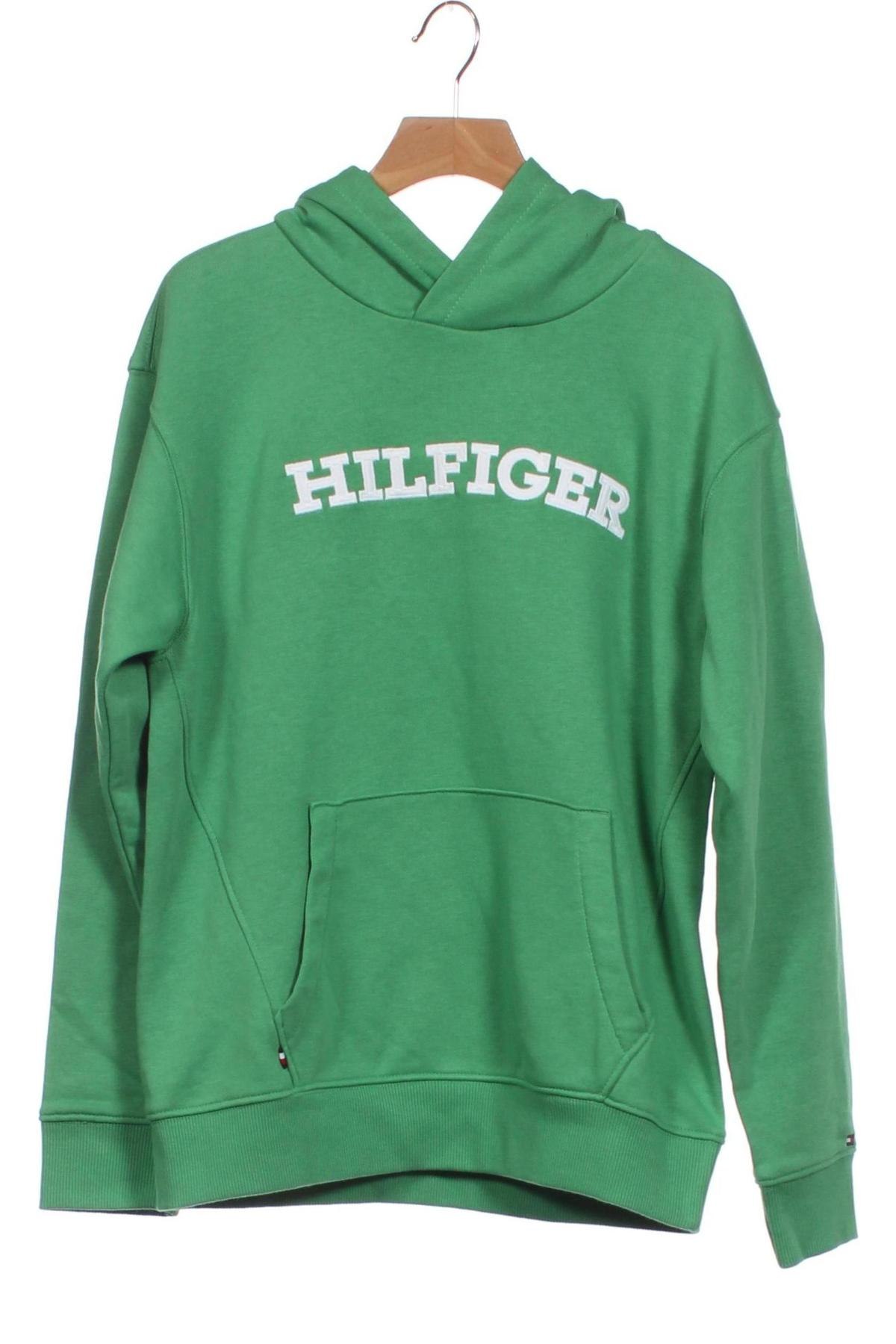 Kinder Sweatshirts Tommy Hilfiger, Größe 10-11y/ 146-152 cm, Farbe Grün, Preis 80,49 €