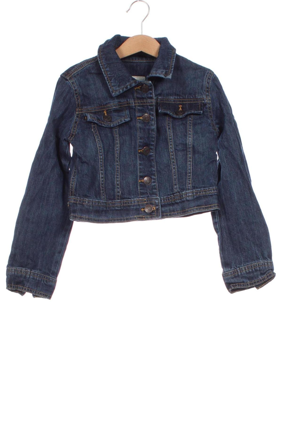 Kinder Jeansjacke Cherokee, Größe 6-7y/ 122-128 cm, Farbe Blau, Preis 7,99 €