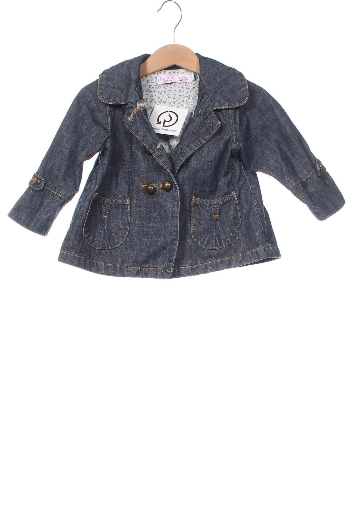 Kinder Jeansjacke Fox Baby, Größe 18-24m/ 86-98 cm, Farbe Blau, Preis € 8,49