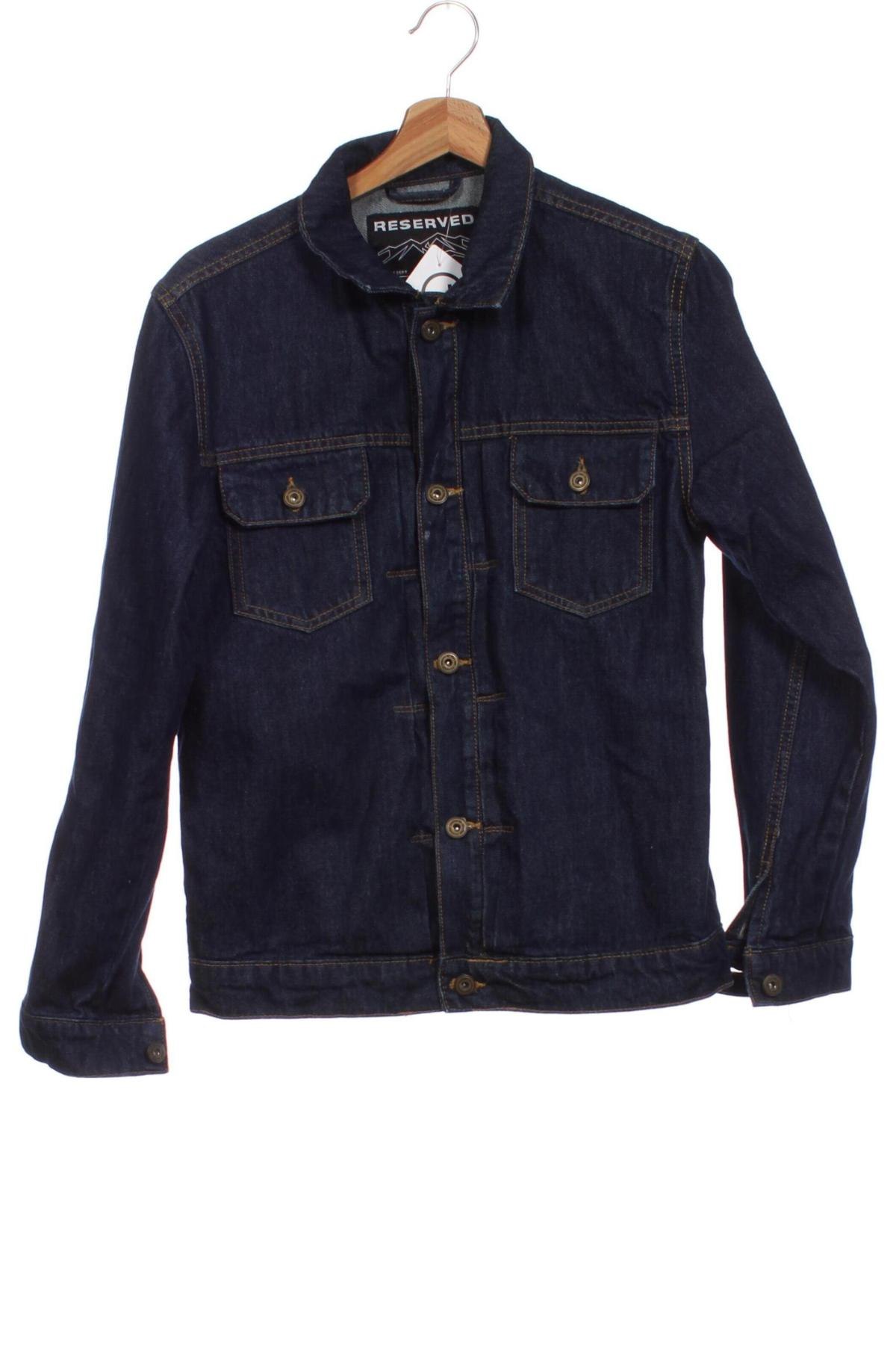 Kinder Jeansjacke Reserved, Größe 12-13y/ 158-164 cm, Farbe Blau, Preis € 9,99