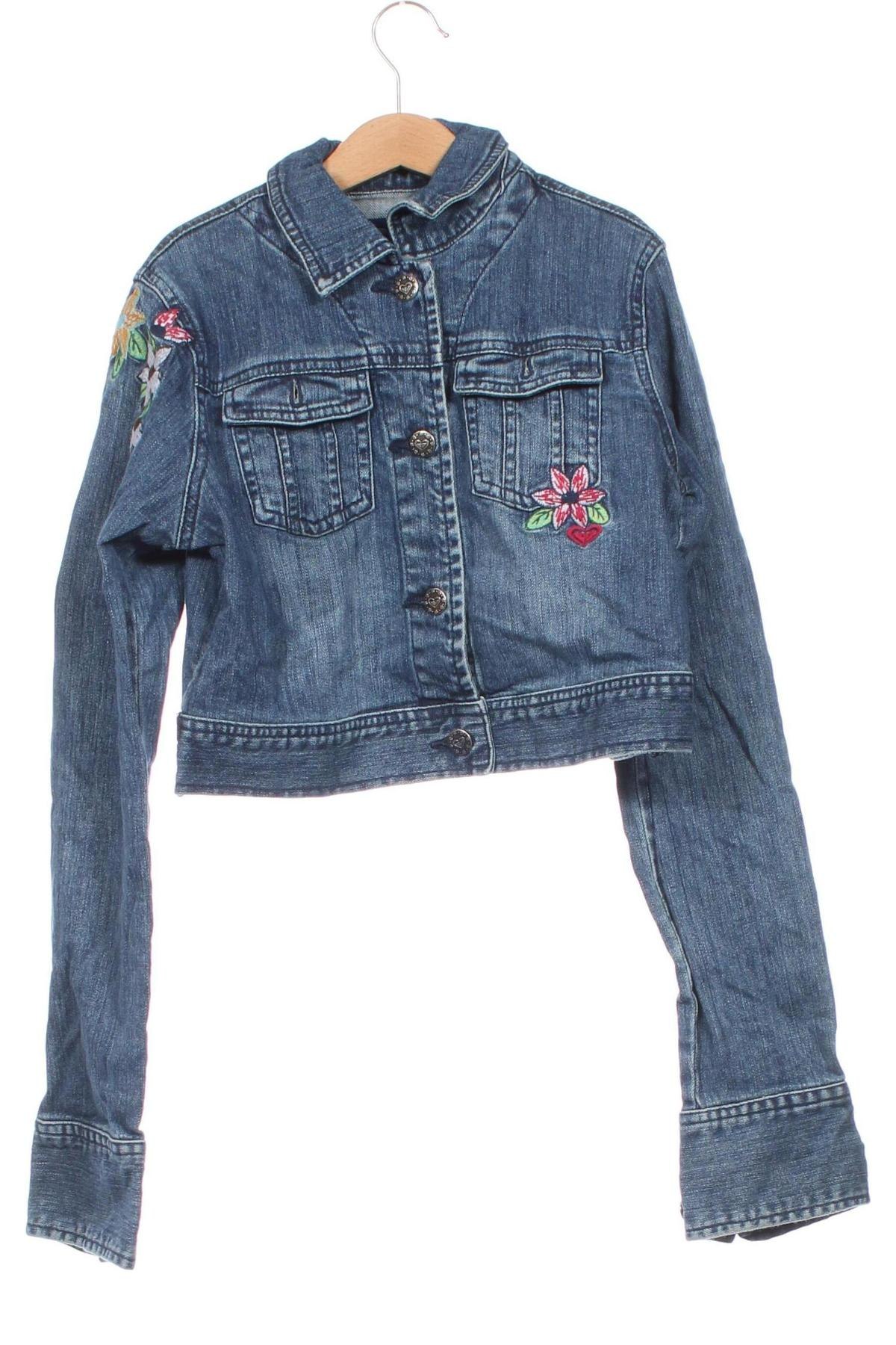 Kinder Jeansjacke Roxy, Größe 10-11y/ 146-152 cm, Farbe Blau, Preis € 11,49