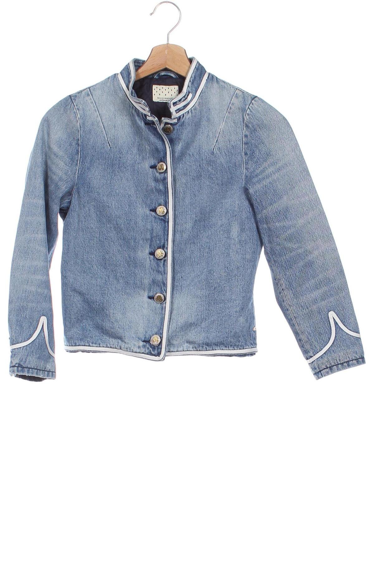 Kinder Jeansjacke Scotch & Soda, Größe 8-9y/ 134-140 cm, Farbe Blau, Preis 29,00 €