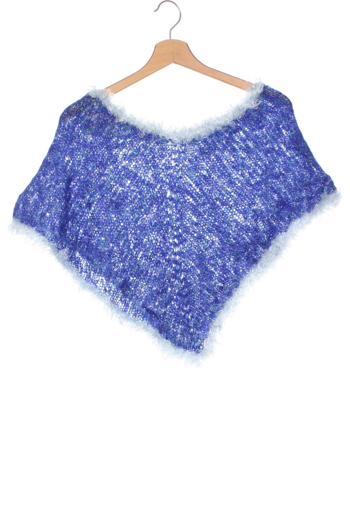 Kinderponcho, Größe 8-9y/ 134-140 cm, Farbe Blau, Preis € 9,99