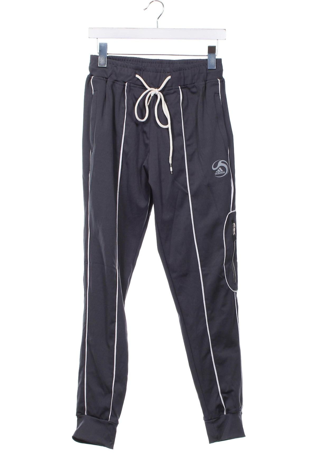 Kinder Sporthose Adidas, Größe 14-15y/ 168-170 cm, Farbe Grau, Preis 17,99 €