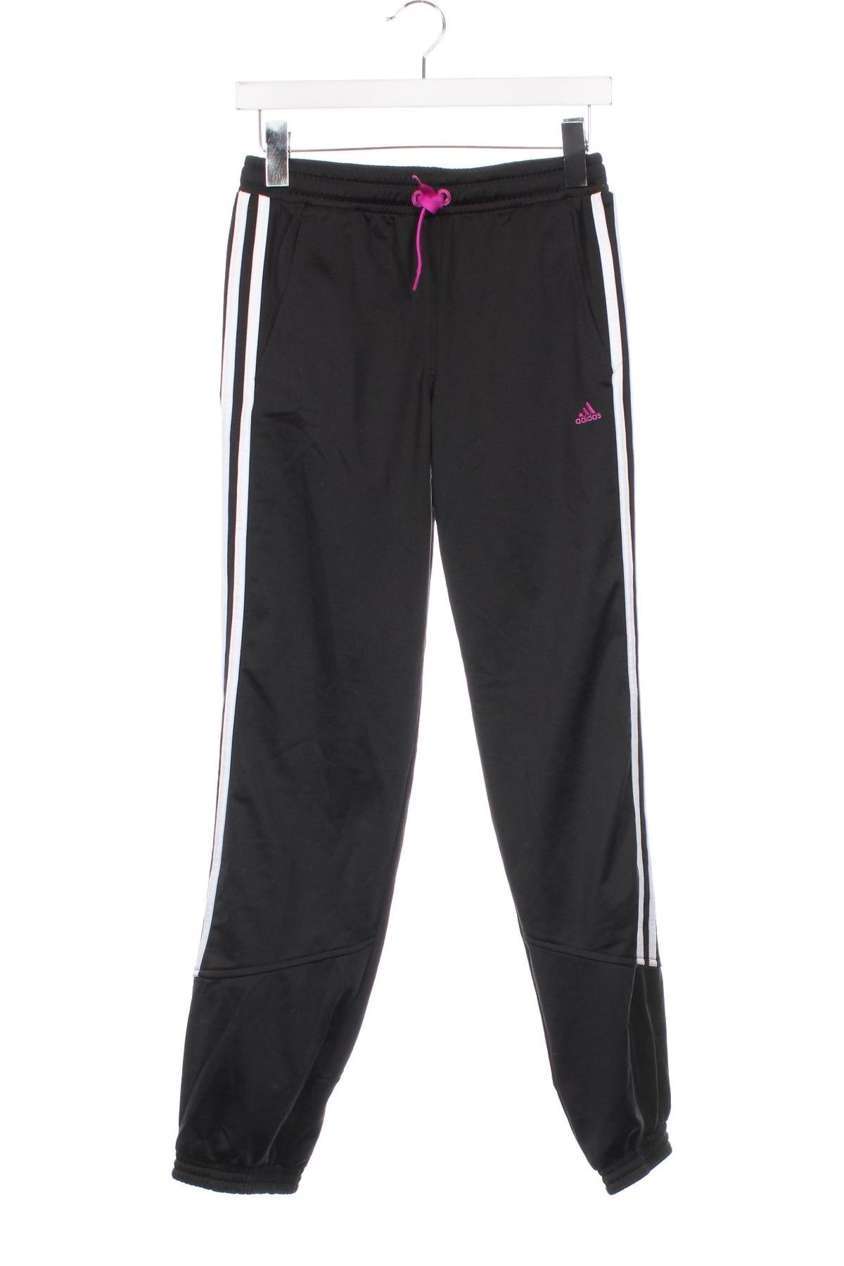 Kinder Sporthose Adidas, Größe 12-13y/ 158-164 cm, Farbe Schwarz, Preis 15,99 €