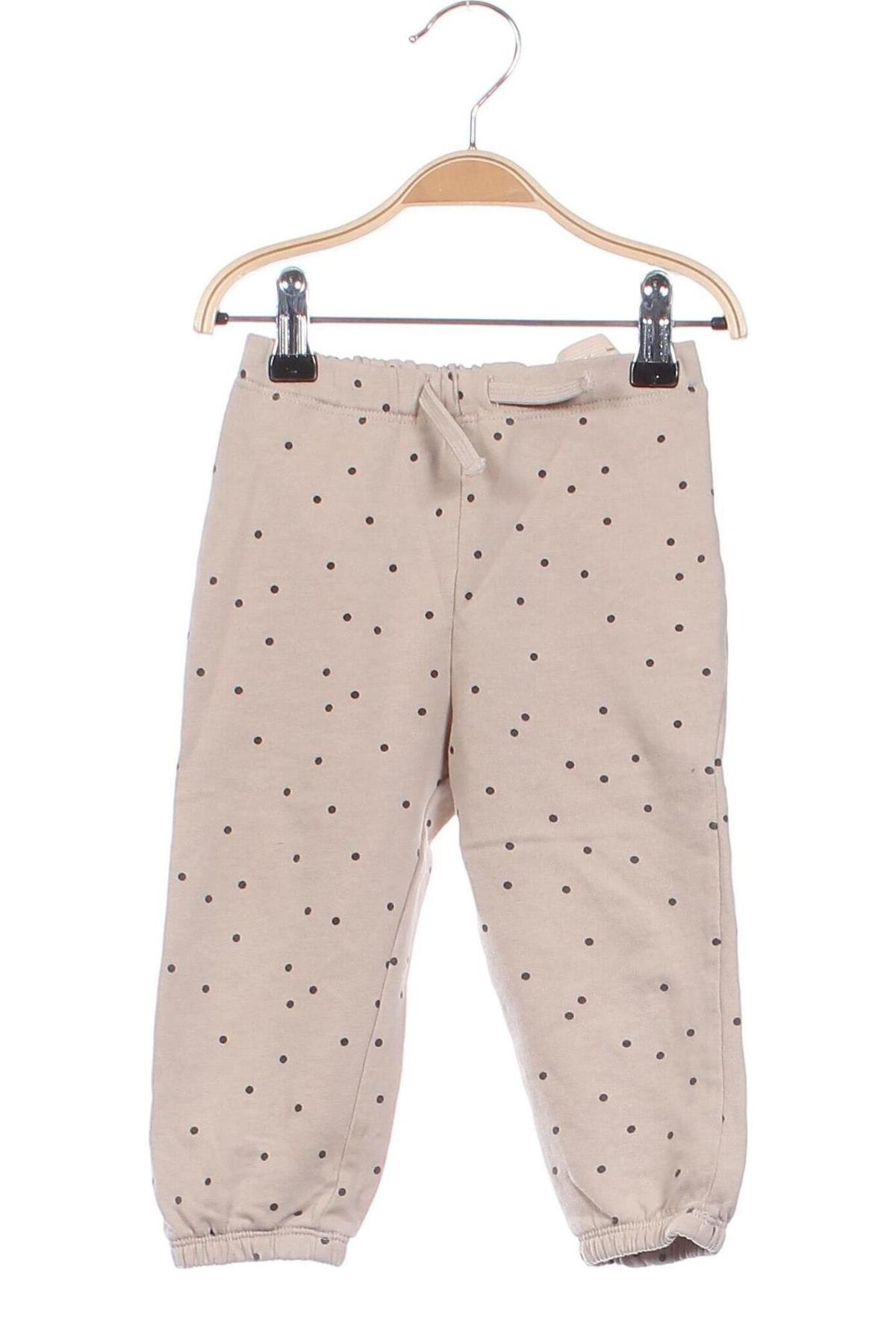 Pantaloni de trening, pentru copii H&M, Mărime 18-24m/ 86-98 cm, Culoare Bej, Preț 18,99 Lei