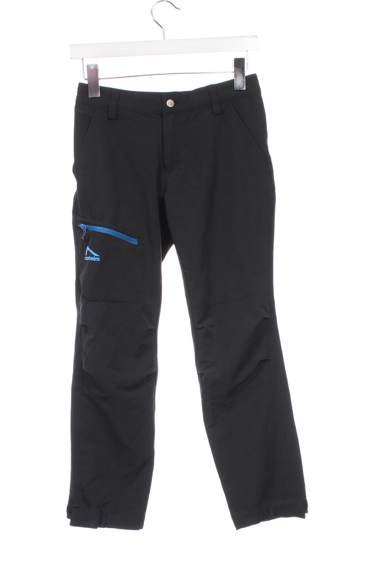 Pantaloni de trening, pentru copii Norheim, Mărime 11-12y/ 152-158 cm, Culoare Negru, Preț 157,99 Lei