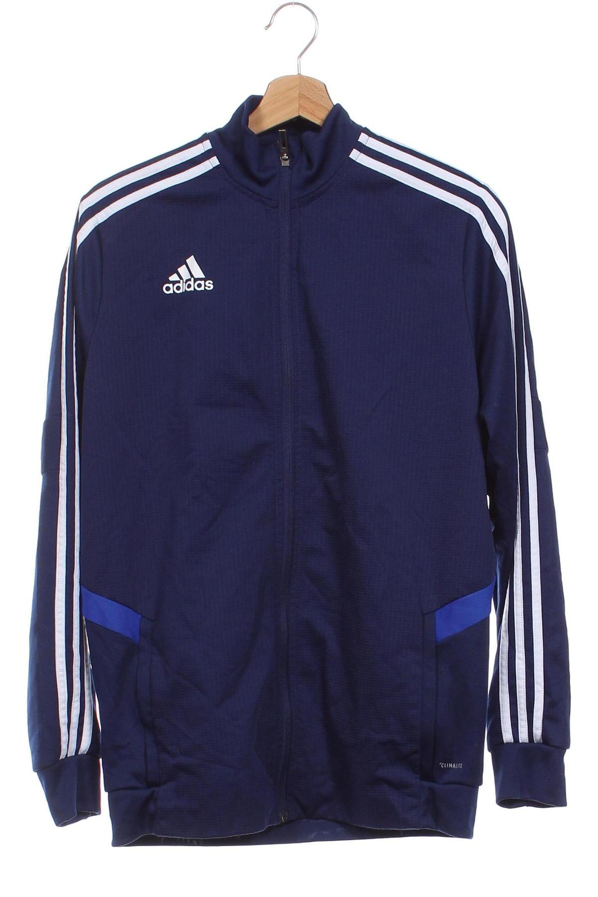 Kinder Sportoberteil Adidas, Größe 15-18y/ 170-176 cm, Farbe Blau, Preis € 12,99