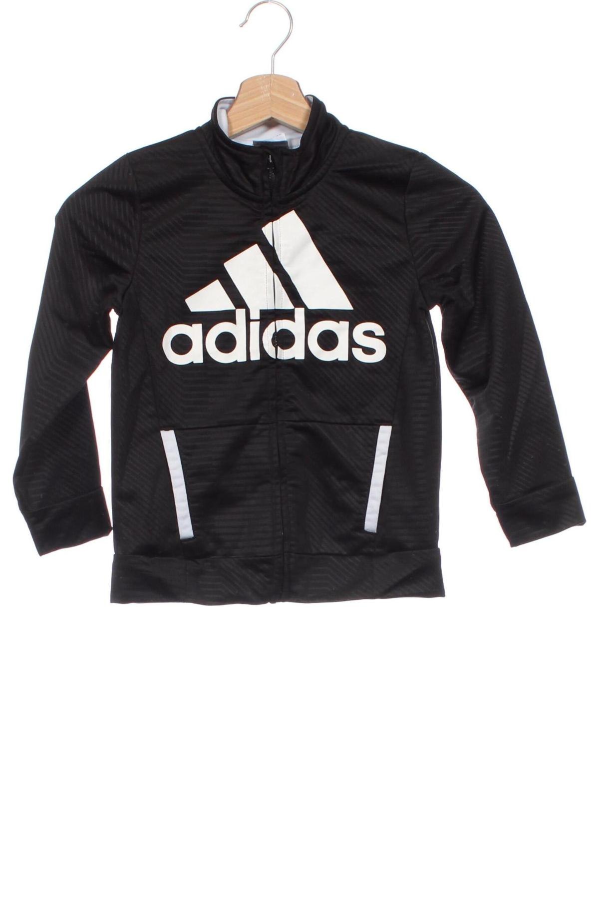 Dětská horní část sportovní soupravy Adidas, Velikost 6-7y/ 122-128 cm, Barva Černá, Cena  399,00 Kč