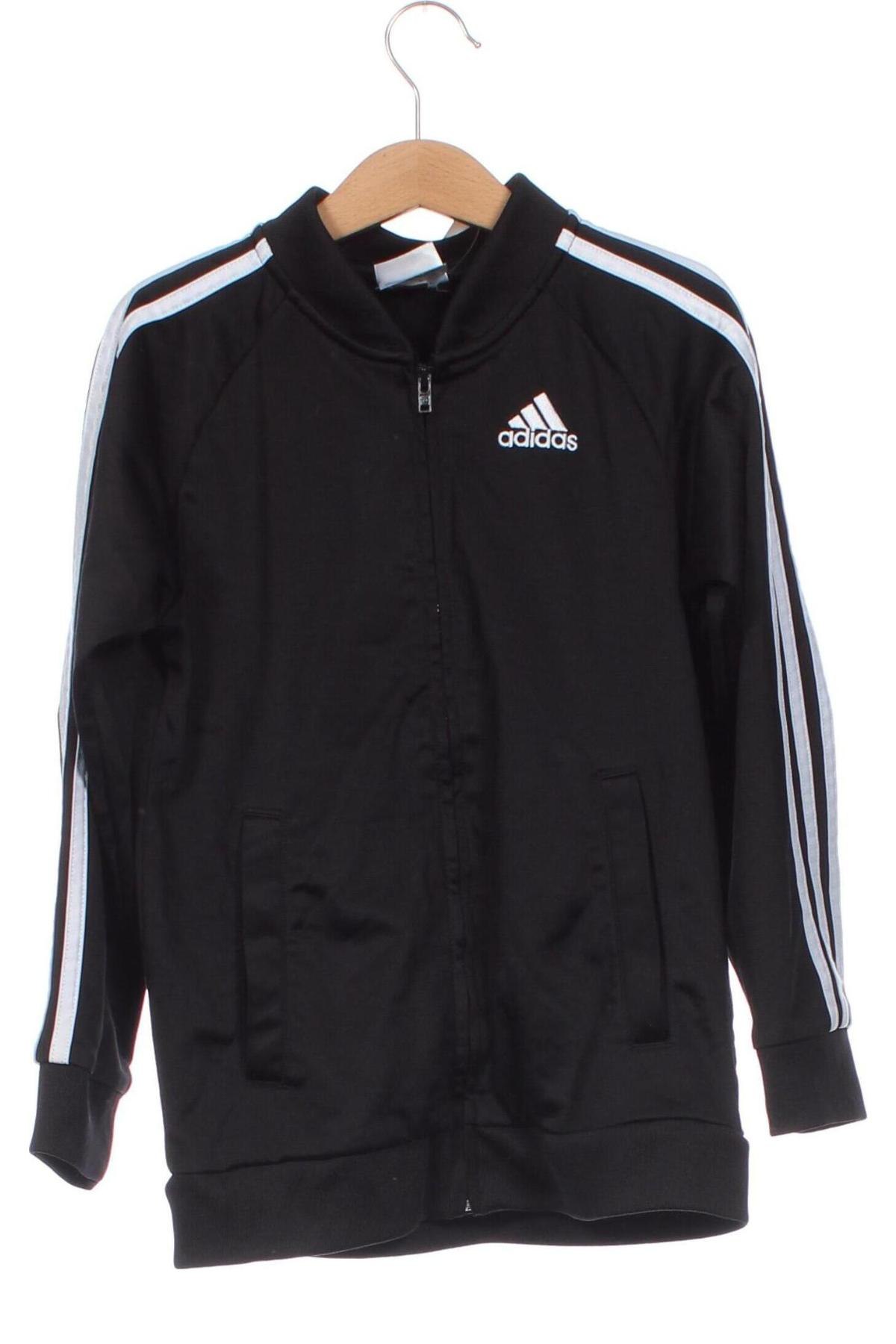 Dětská horní část sportovní soupravy Adidas, Velikost 6-7y/ 122-128 cm, Barva Černá, Cena  419,00 Kč