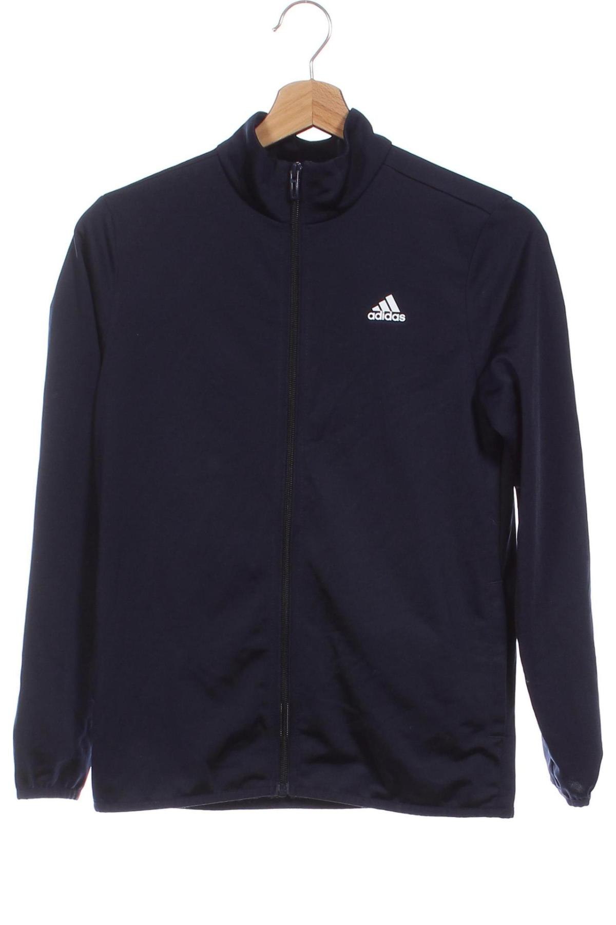 Bluză de trening, pentru copii Adidas, Mărime 10-11y/ 146-152 cm, Culoare Albastru, Preț 58,99 Lei