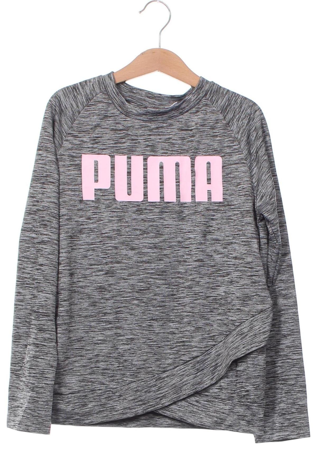 Παιδική μπλούζα PUMA, Μέγεθος 11-12y/ 152-158 εκ., Χρώμα Γκρί, Τιμή 12,99 €