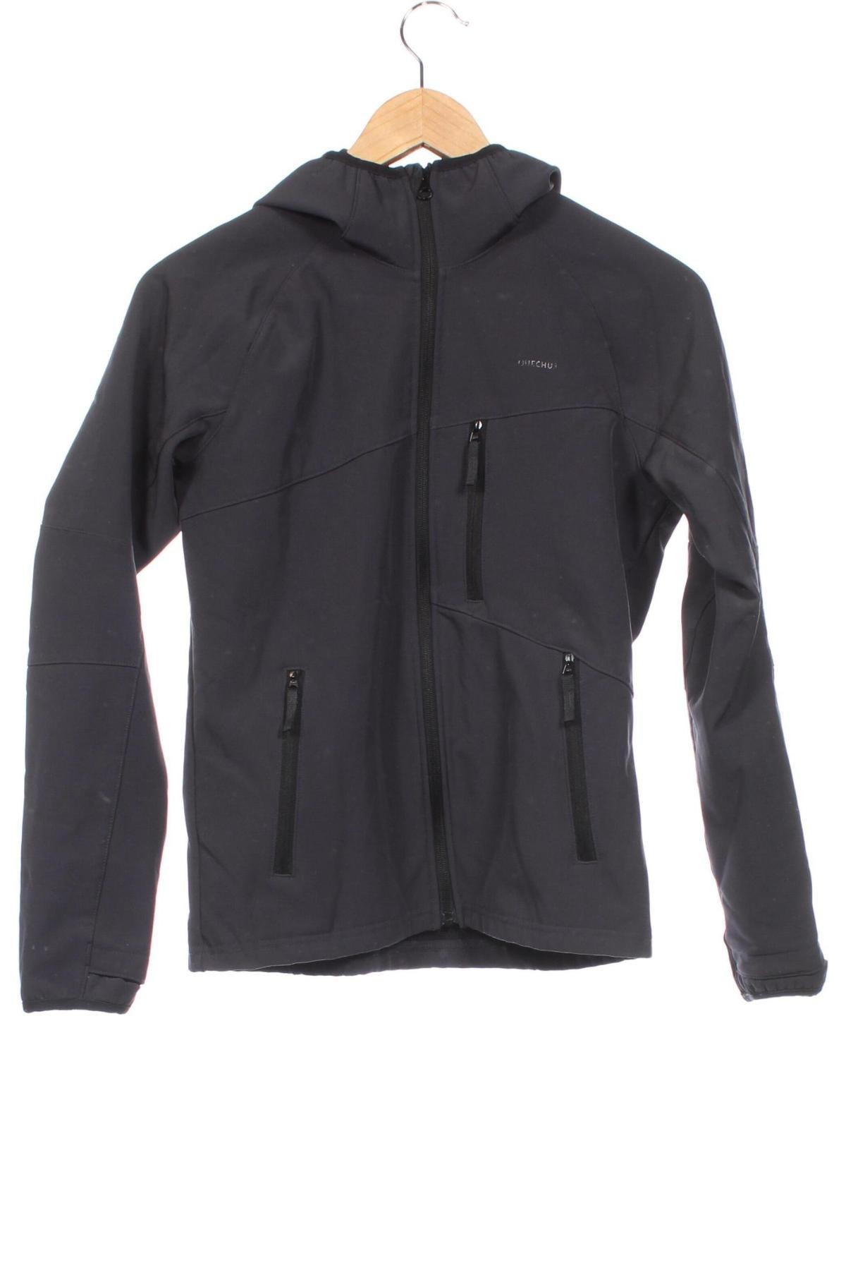 Kinderjacke Decathlon, Größe 12-13y/ 158-164 cm, Farbe Grau, Preis 8,49 €