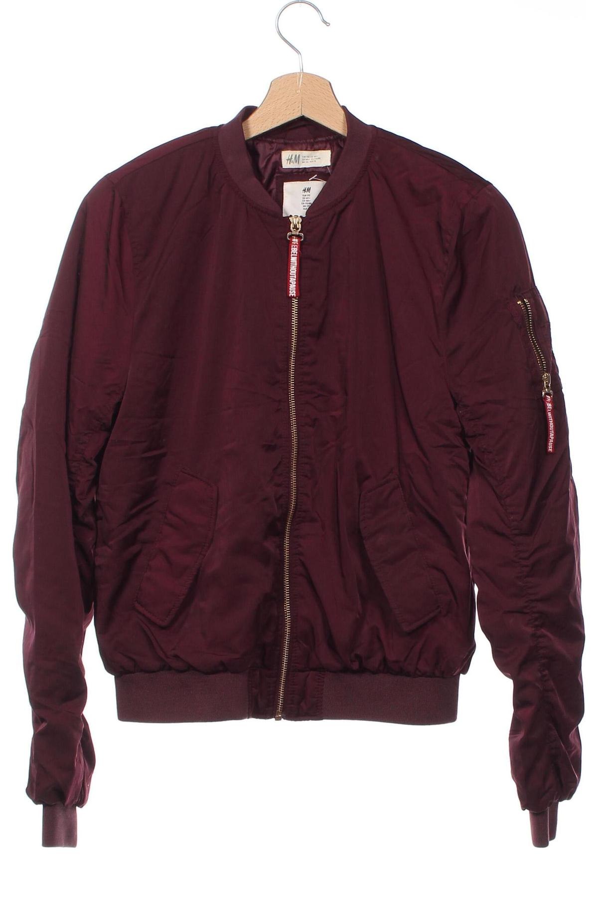 Kinderjacke H&M, Größe 15-18y/ 170-176 cm, Farbe Rot, Preis 11,49 €