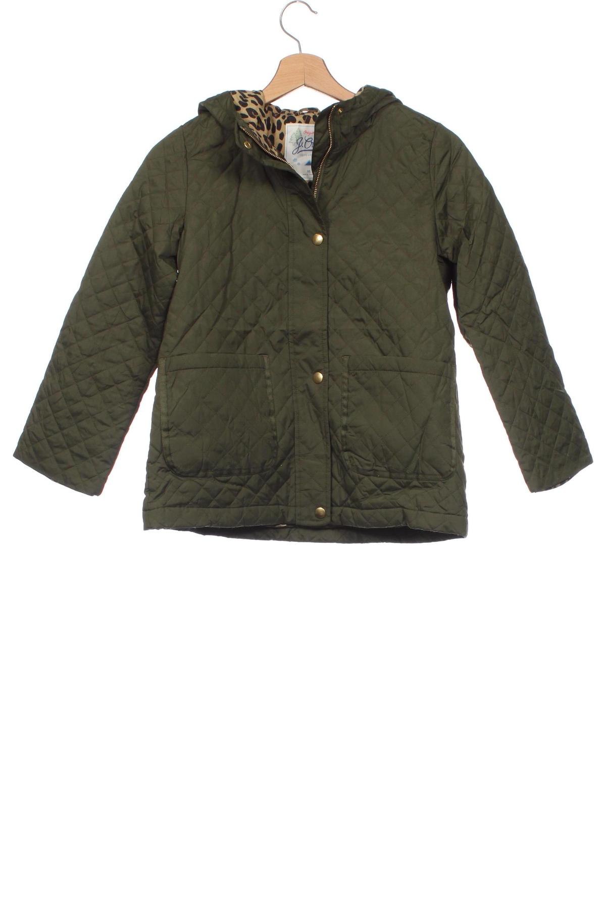 Kinderjacke J.Crew, Größe 10-11y/ 146-152 cm, Farbe Grün, Preis 17,49 €