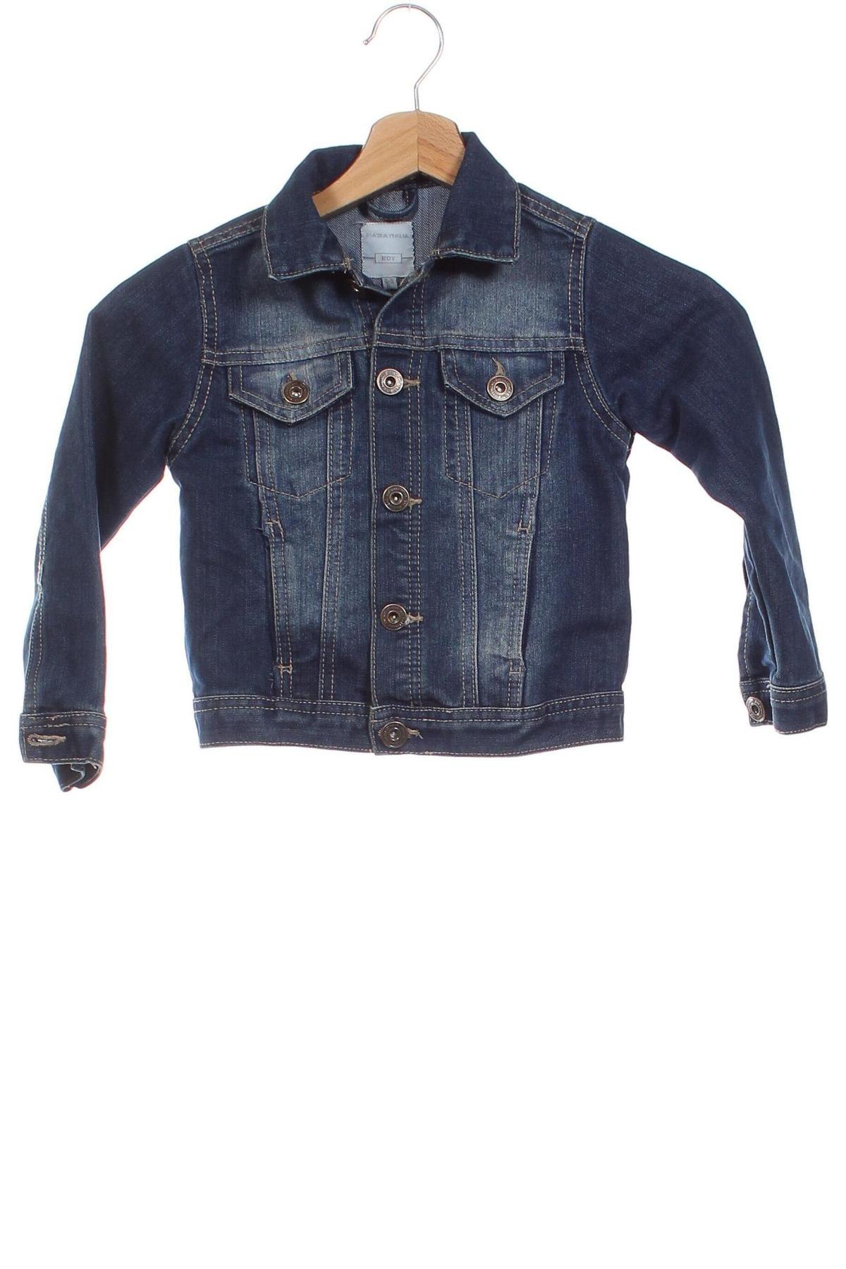 Kinderjacke Piazza Italia, Größe 4-5y/ 110-116 cm, Farbe Blau, Preis € 7,65