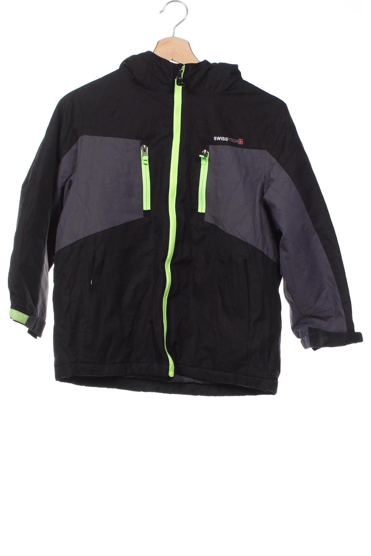 Kinderjacke Swiss Tech, Größe 7-8y/ 128-134 cm, Farbe Schwarz, Preis € 23,99