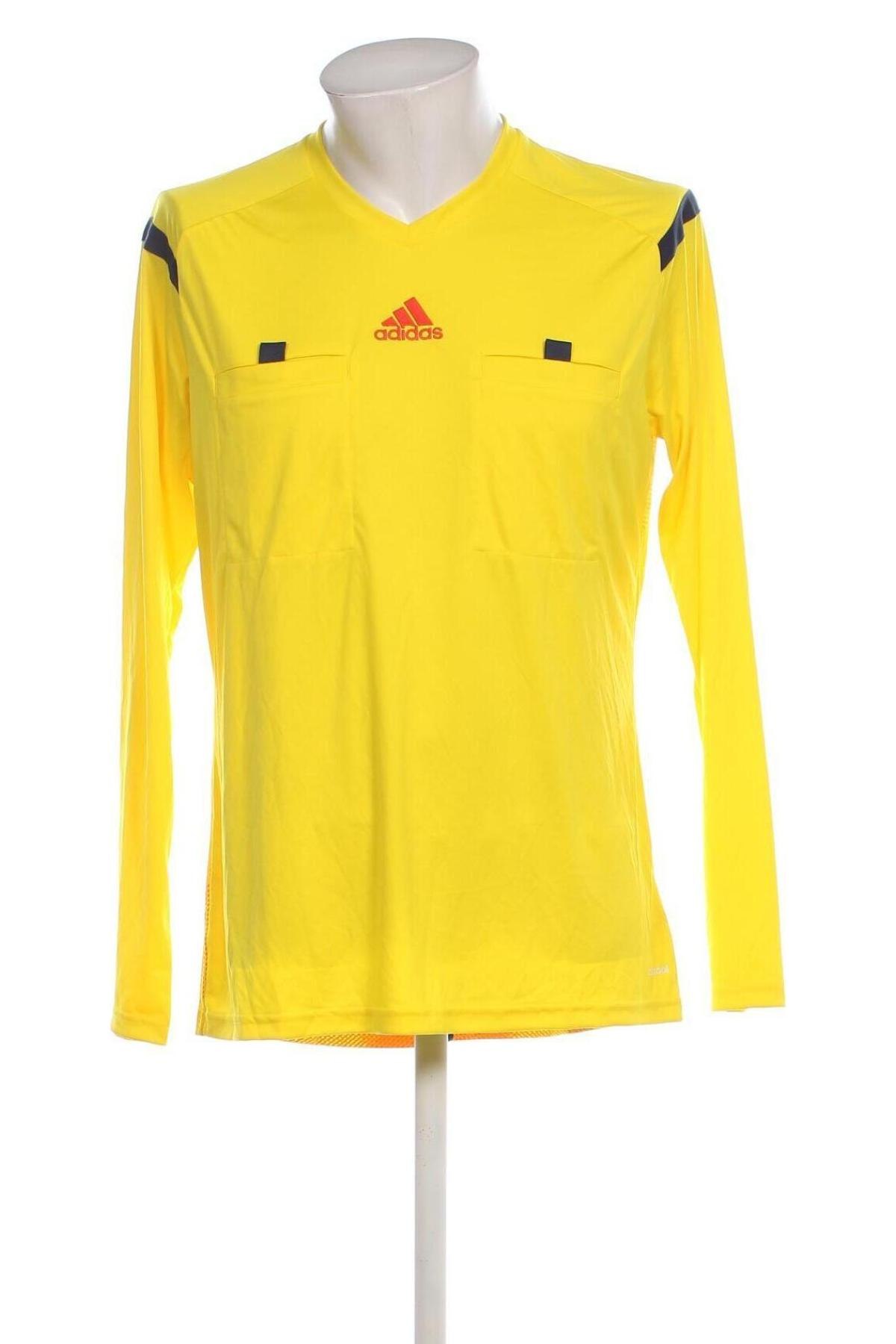 Herren Shirt Adidas, Größe L, Farbe Gelb, Preis 42,49 €