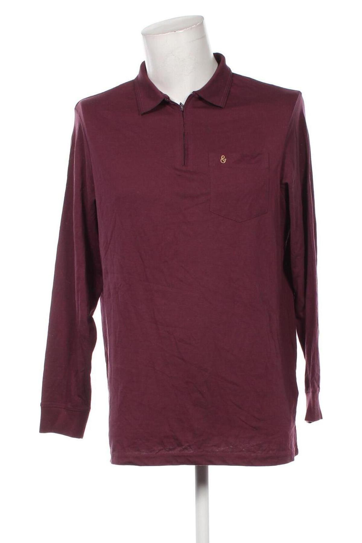 Herren Shirt Henson & Henson, Größe XL, Farbe Rot, Preis 13,49 €