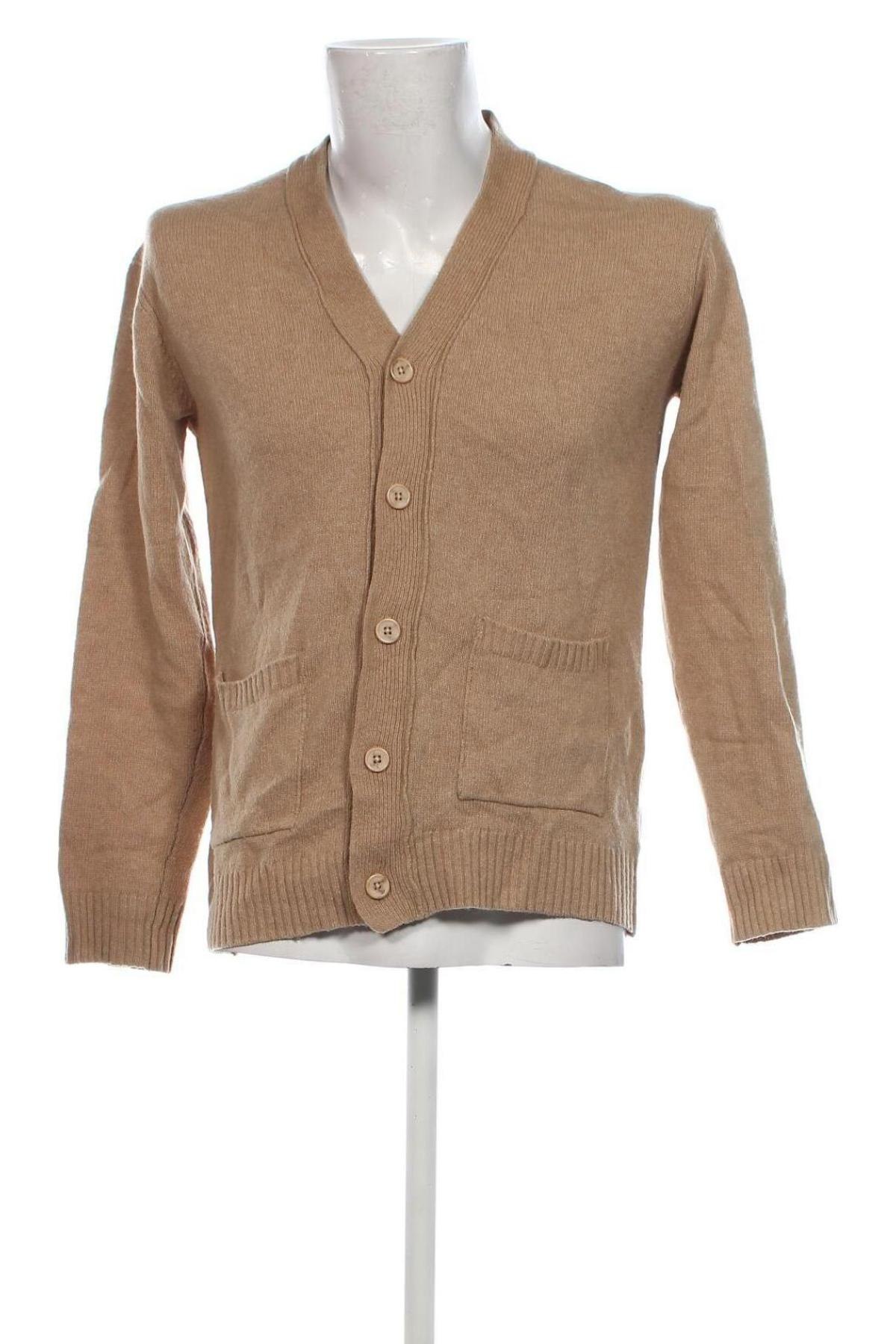 Herren Strickjacke Lindbergh, Größe S, Farbe Beige, Preis € 10,99