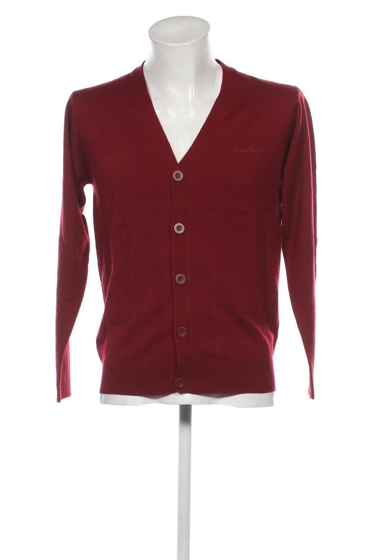 Herren Strickjacke Pierre Cardin, Größe S, Farbe Rot, Preis 43,49 €