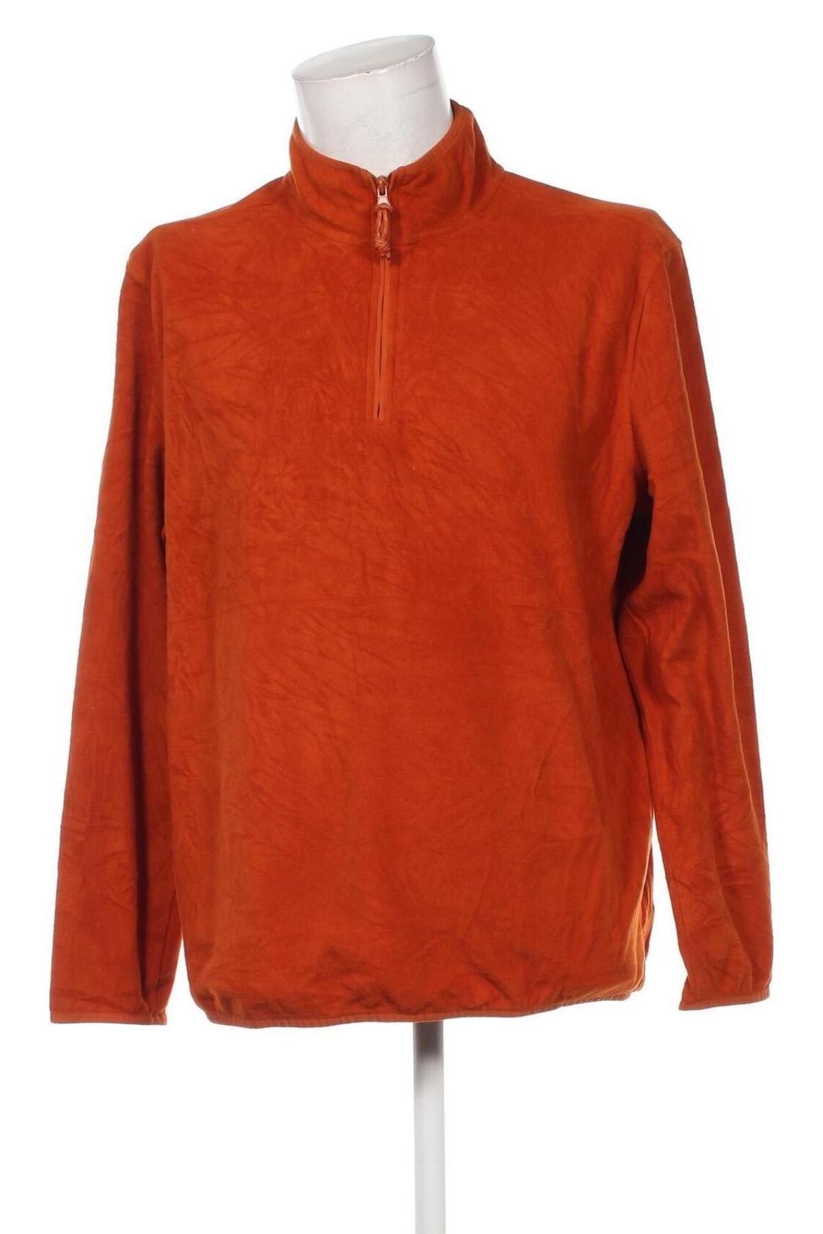 Herren Fleece Shirt G.H.Bass&Co., Größe XL, Farbe Orange, Preis € 27,99