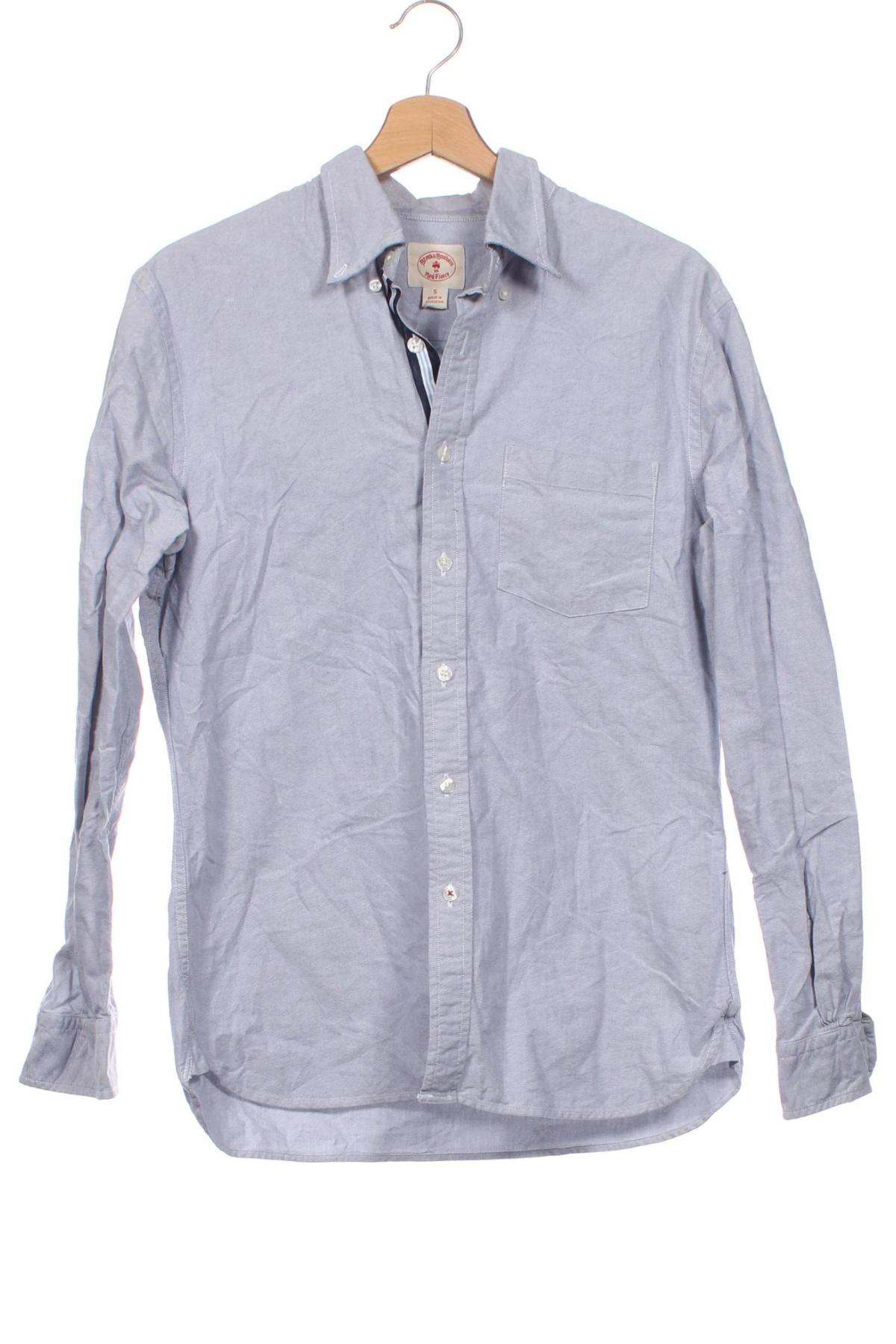 Herrenhemd Brooks Brothers, Größe S, Farbe Grau, Preis 24,49 €