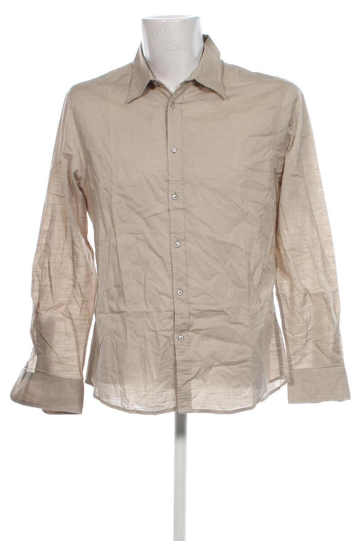 Herrenhemd H&M, Größe L, Farbe Beige, Preis € 7,49