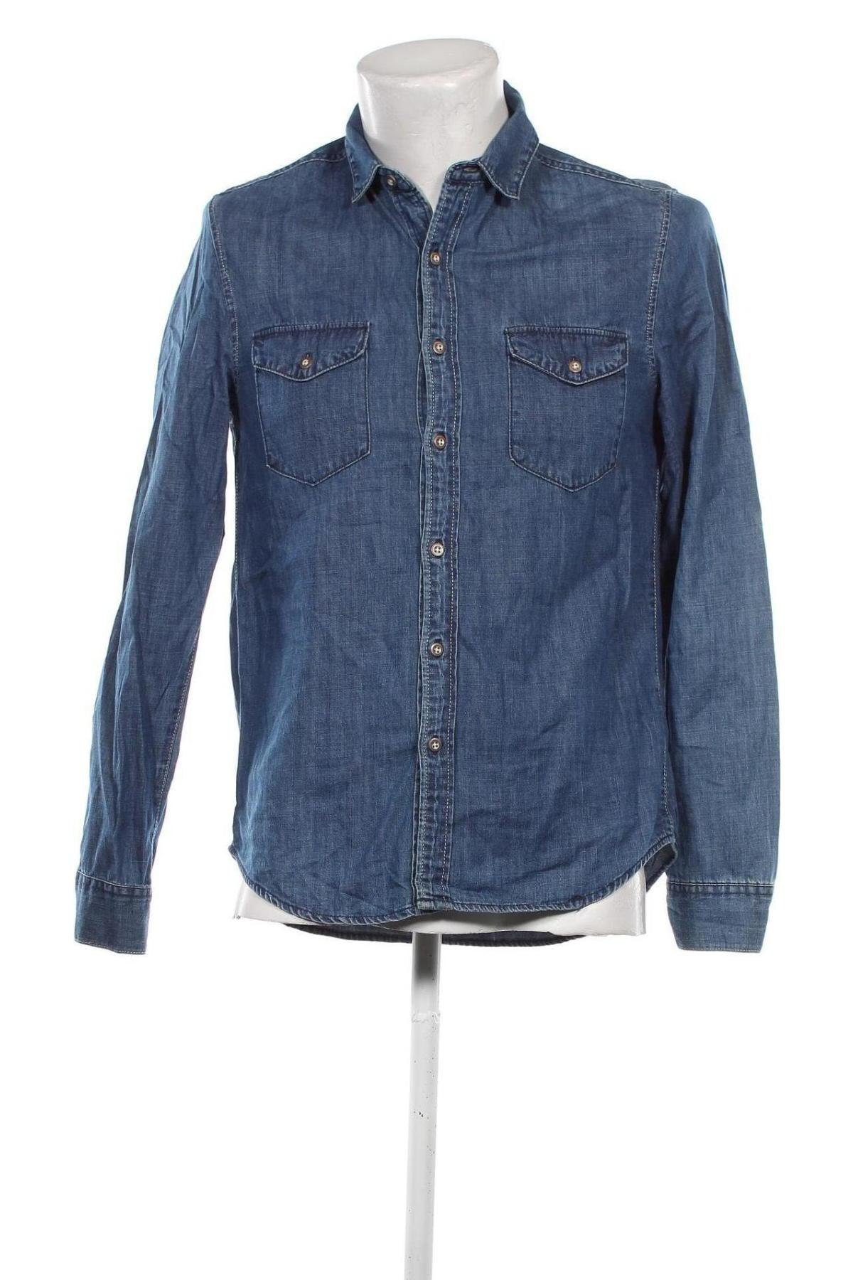 Herrenhemd H&M, Größe S, Farbe Blau, Preis 7,49 €