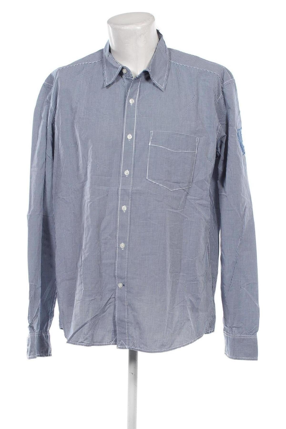 Herrenhemd H&M L.O.G.G., Größe XXL, Farbe Blau, Preis € 3,99