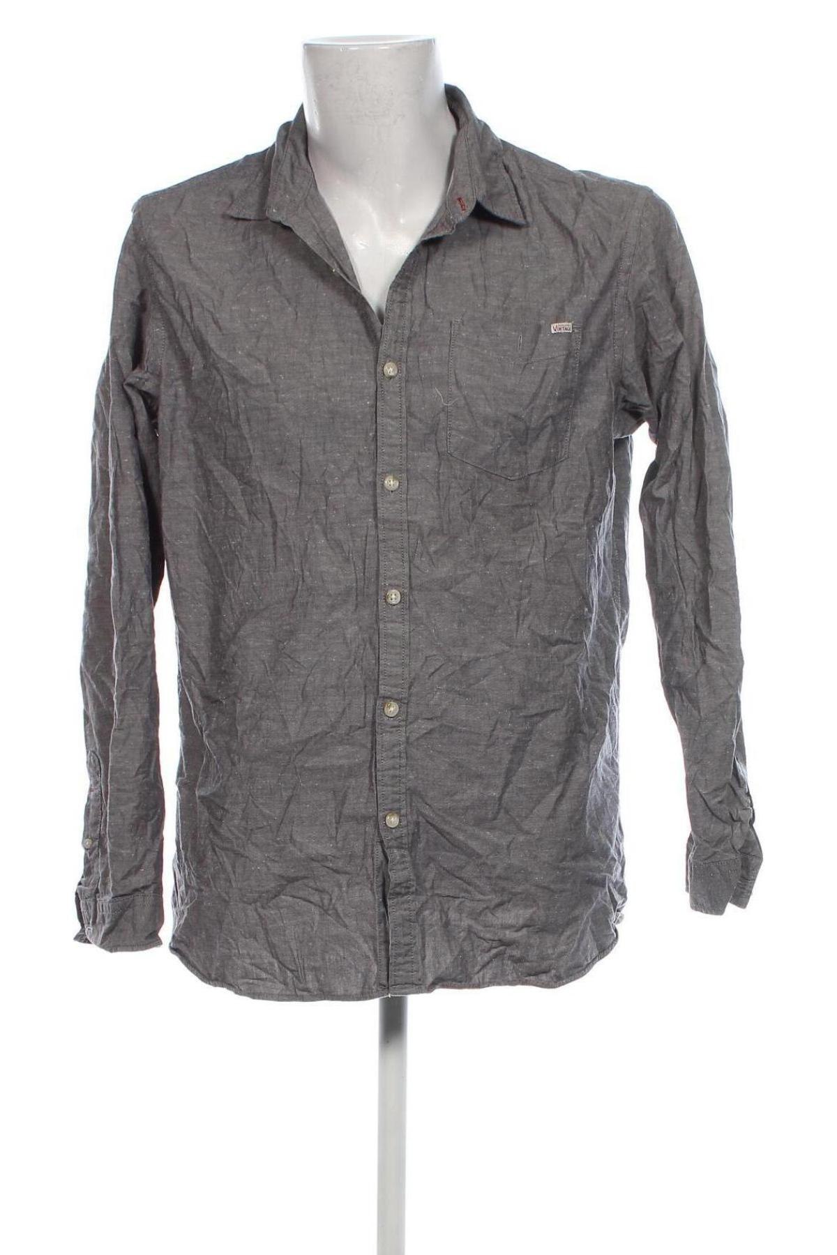 Herrenhemd Jack & Jones, Größe XL, Farbe Grau, Preis € 12,49