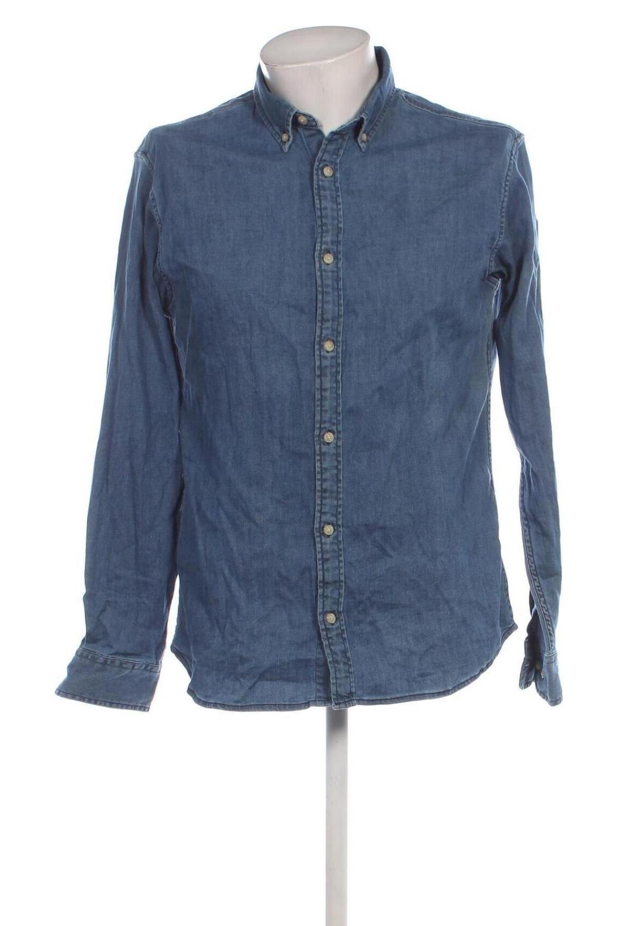 Herrenhemd Jack & Jones, Größe M, Farbe Blau, Preis € 8,99