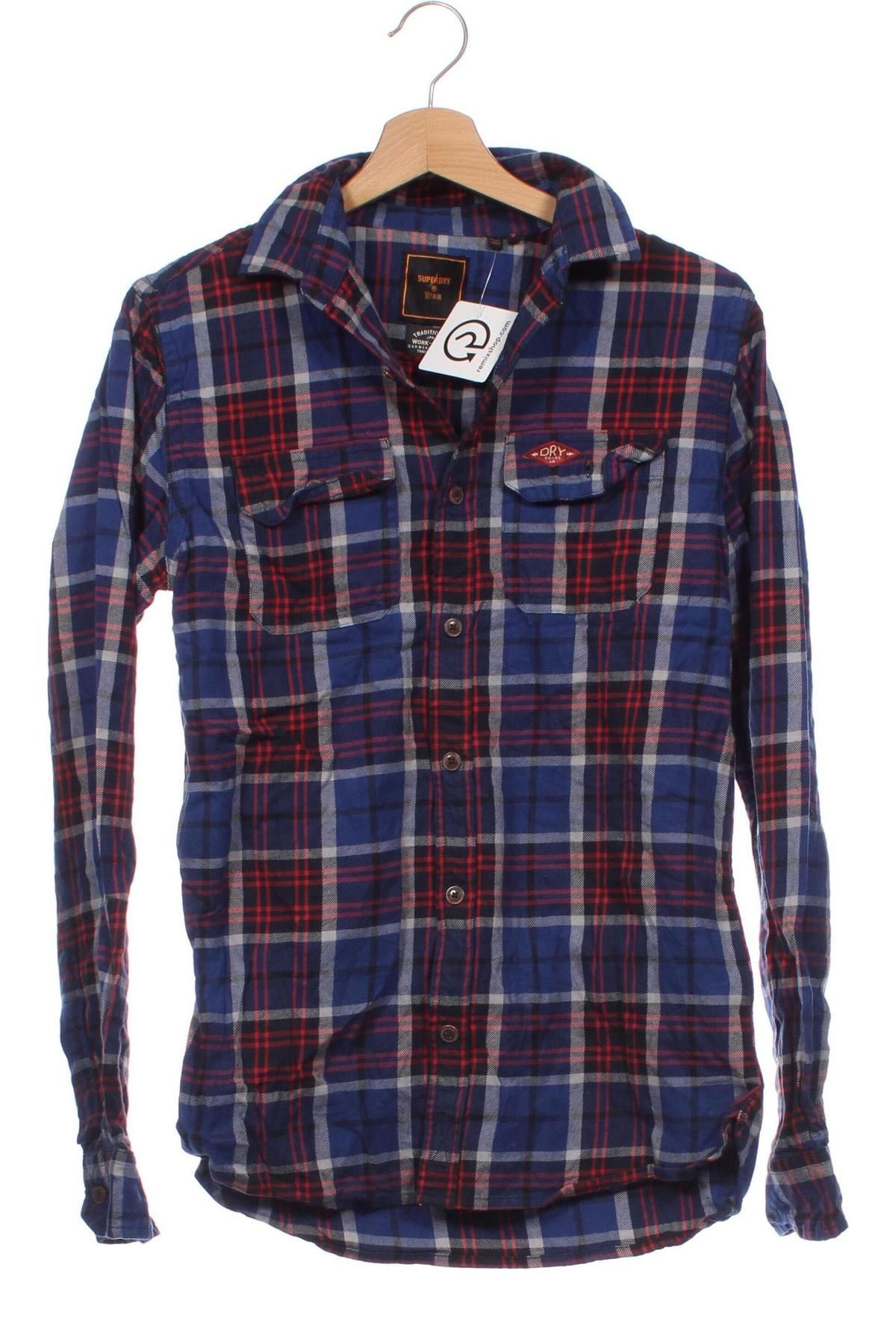 Herrenhemd Superdry, Größe S, Farbe Mehrfarbig, Preis € 12,99