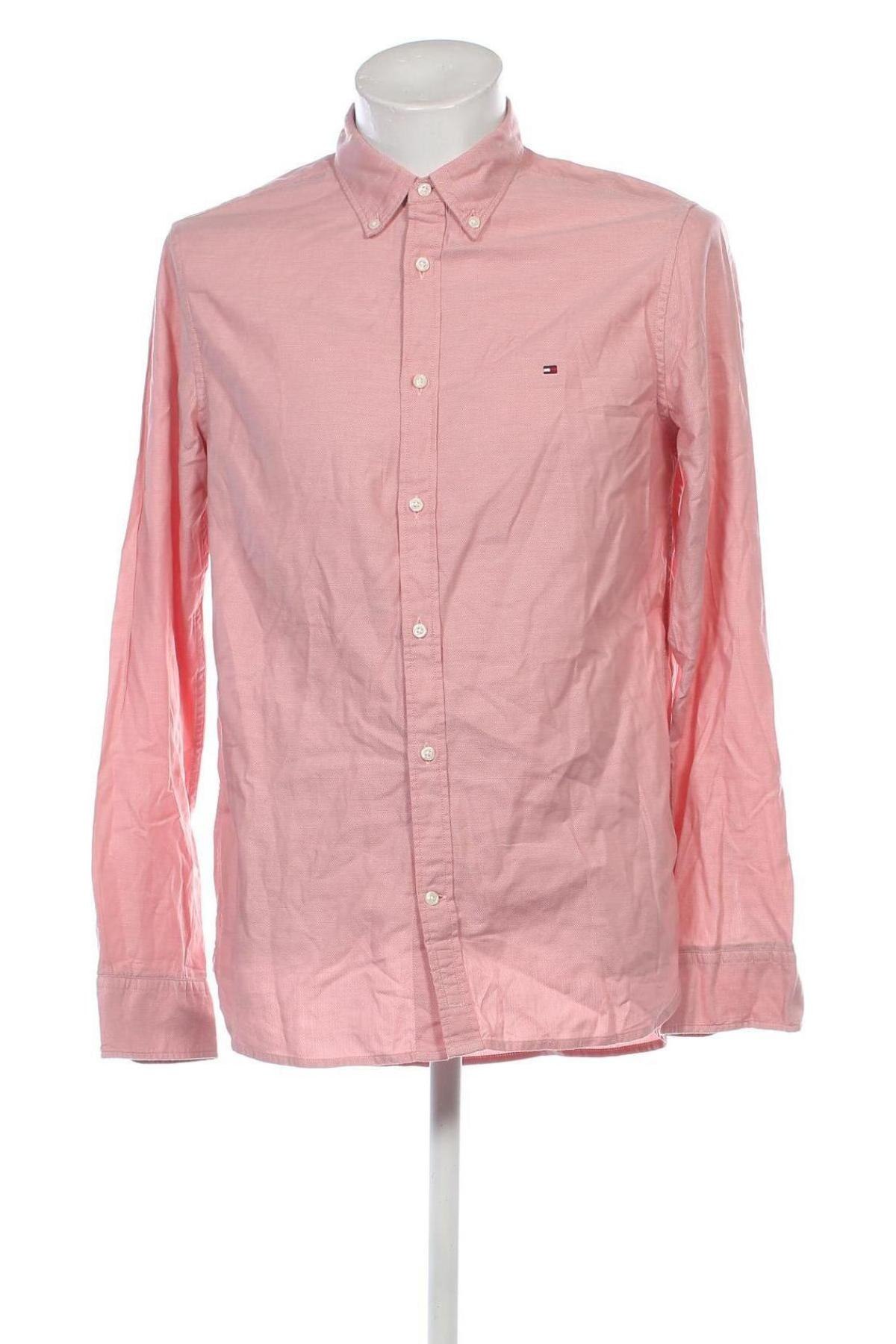 Herrenhemd Tommy Hilfiger, Größe L, Farbe Rosa, Preis € 126,99