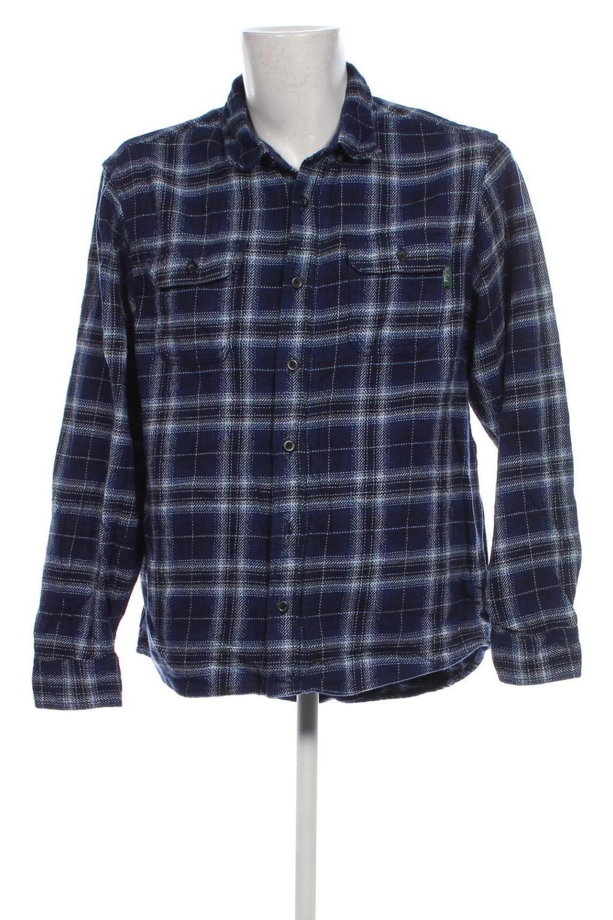 Męska koszula Woolrich, Rozmiar XL, Kolor Niebieski, Cena 165,99 zł