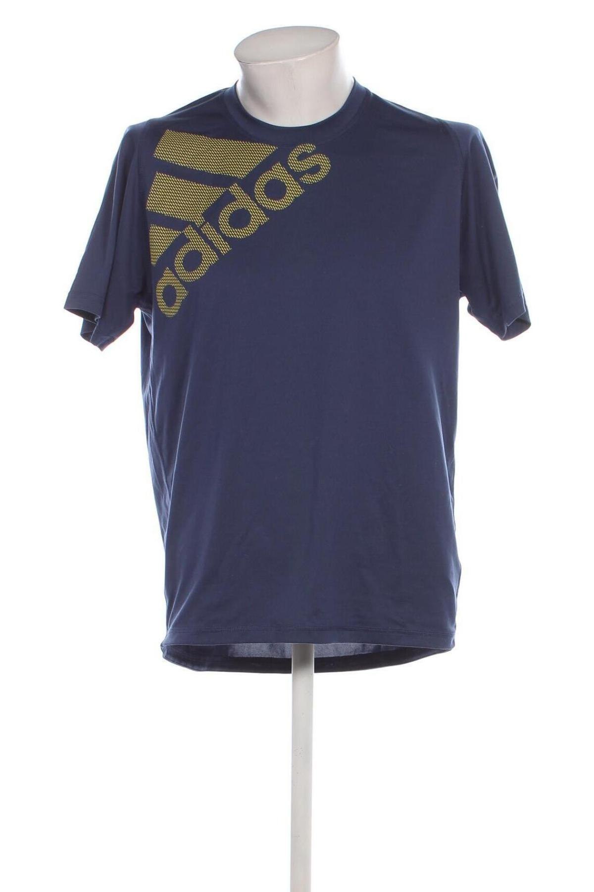 Herren T-Shirt Adidas, Größe L, Farbe Blau, Preis 13,84 €