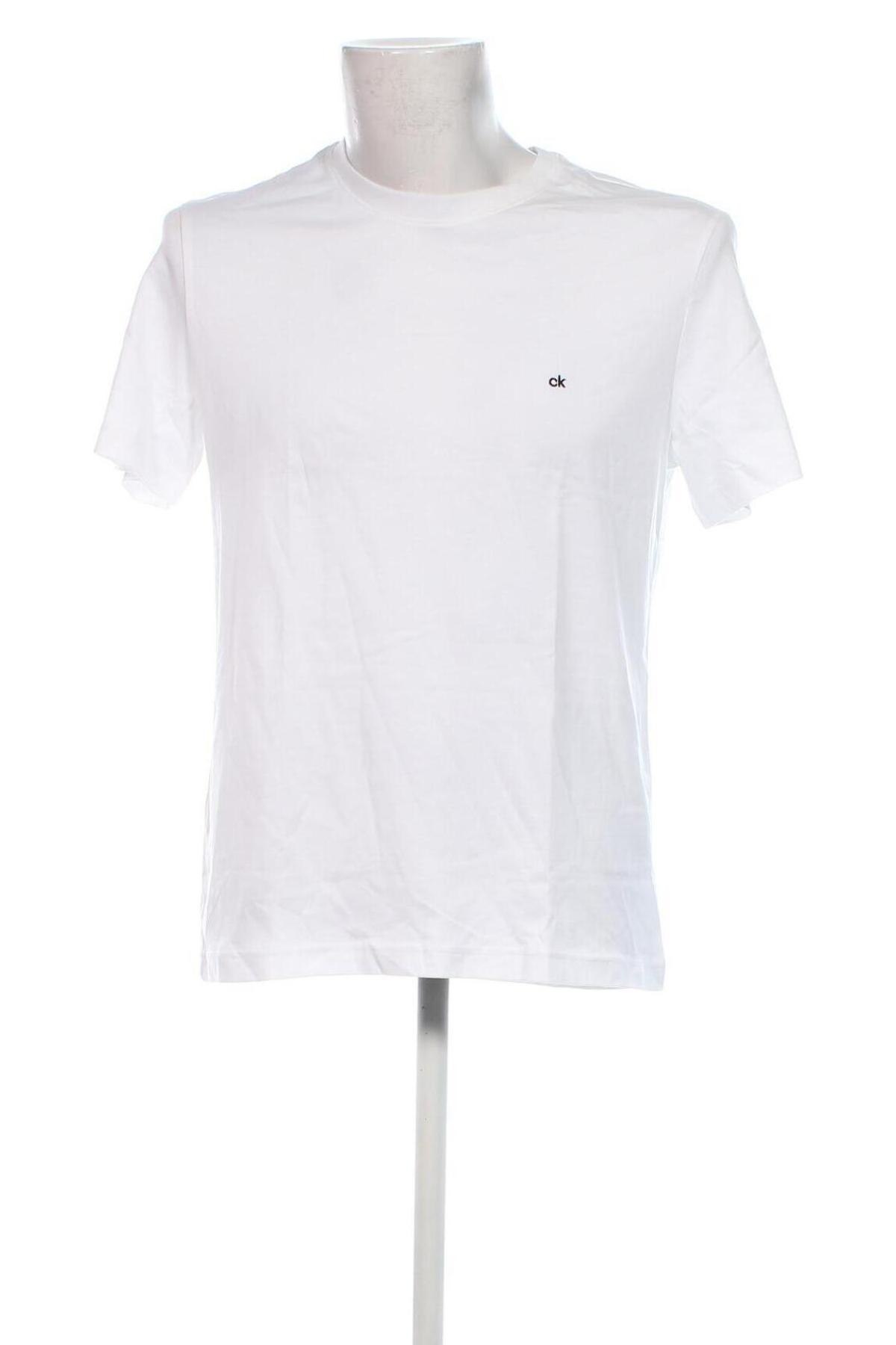 Ανδρικό t-shirt Calvin Klein, Μέγεθος L, Χρώμα Λευκό, Τιμή 50,99 €