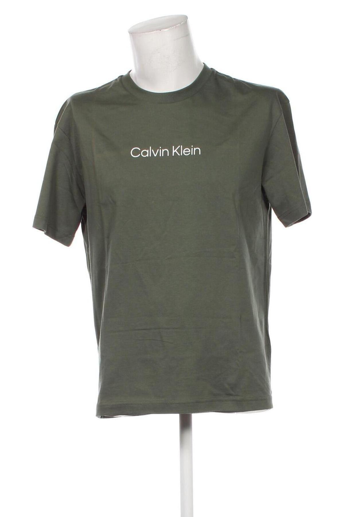 Ανδρικό t-shirt Calvin Klein, Μέγεθος L, Χρώμα Πράσινο, Τιμή 35,99 €