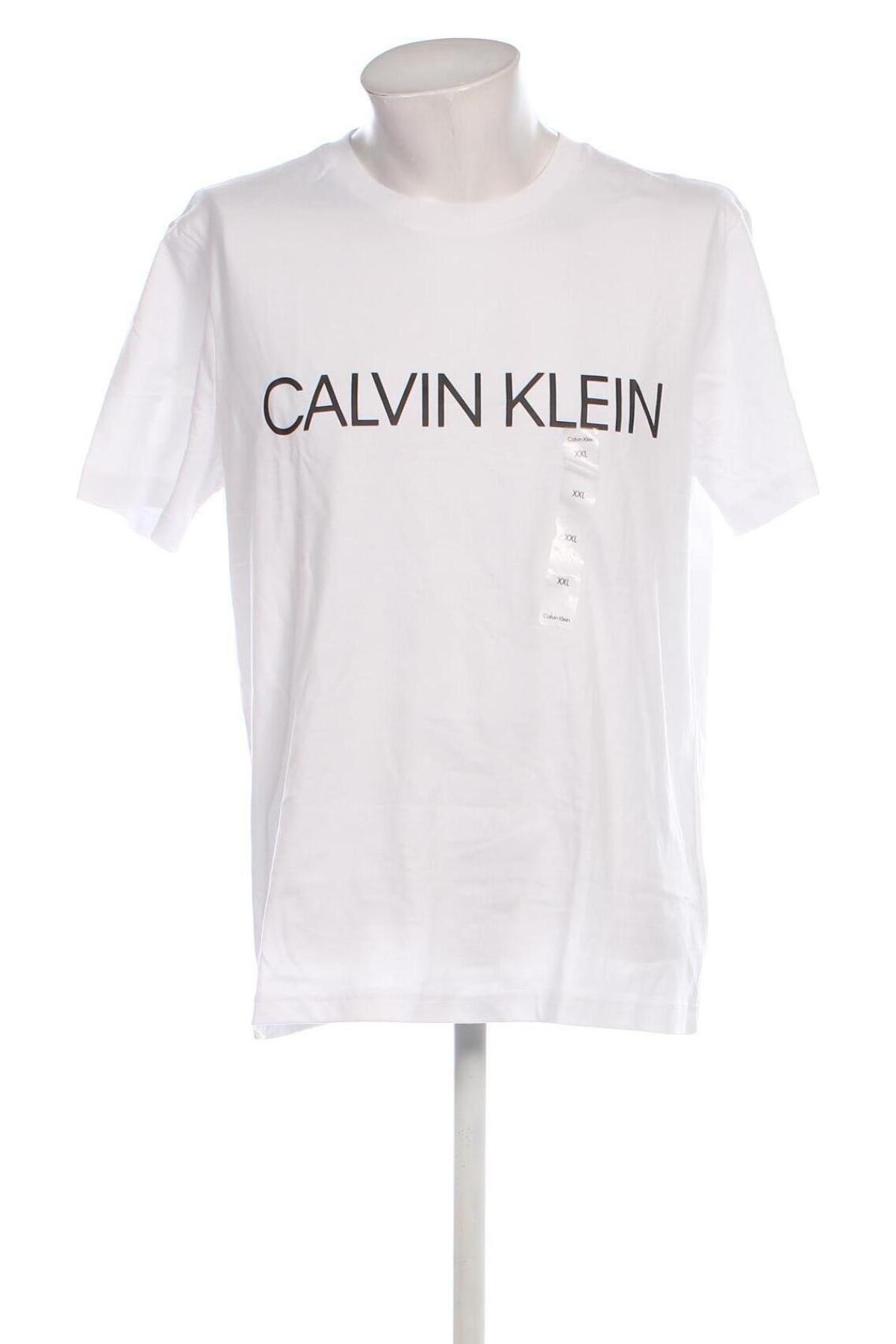 Pánské tričko  Calvin Klein, Velikost XXL, Barva Bílá, Cena  1 309,00 Kč