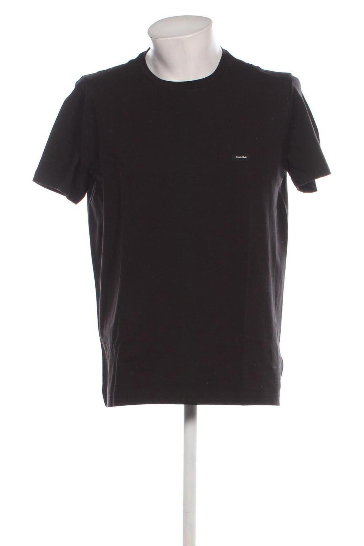 Męski T-shirt Calvin Klein, Rozmiar XXL, Kolor Czarny, Cena 262,99 zł