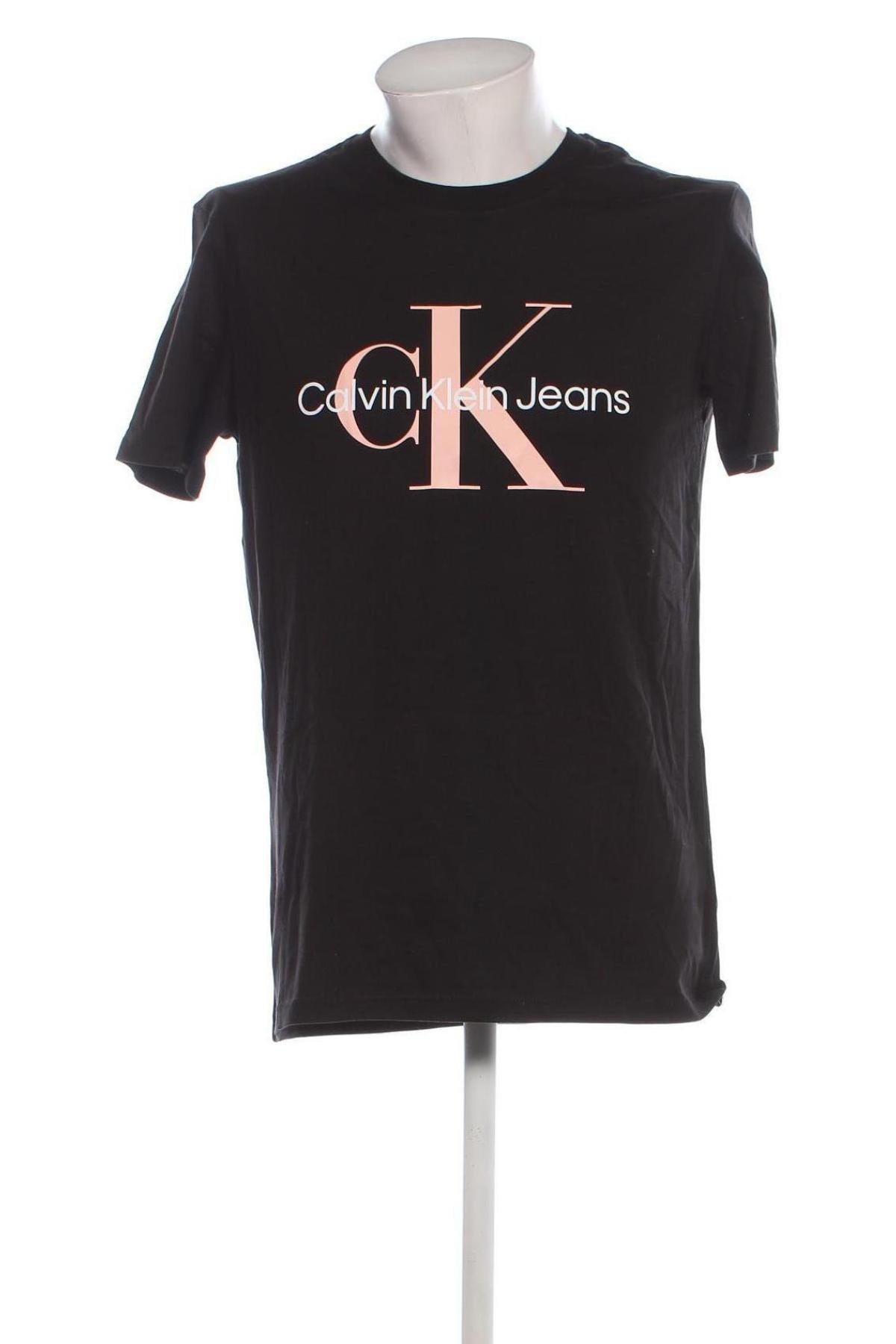 Herren T-Shirt Calvin Klein Jeans, Größe XL, Farbe Schwarz, Preis 34,99 €