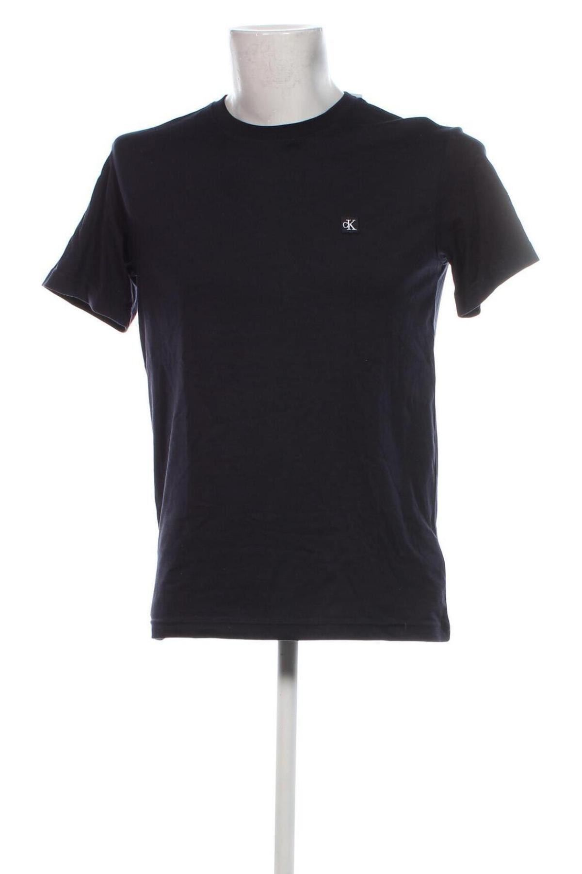 Męski T-shirt Calvin Klein Jeans, Rozmiar S, Kolor Niebieski, Cena 170,99 zł