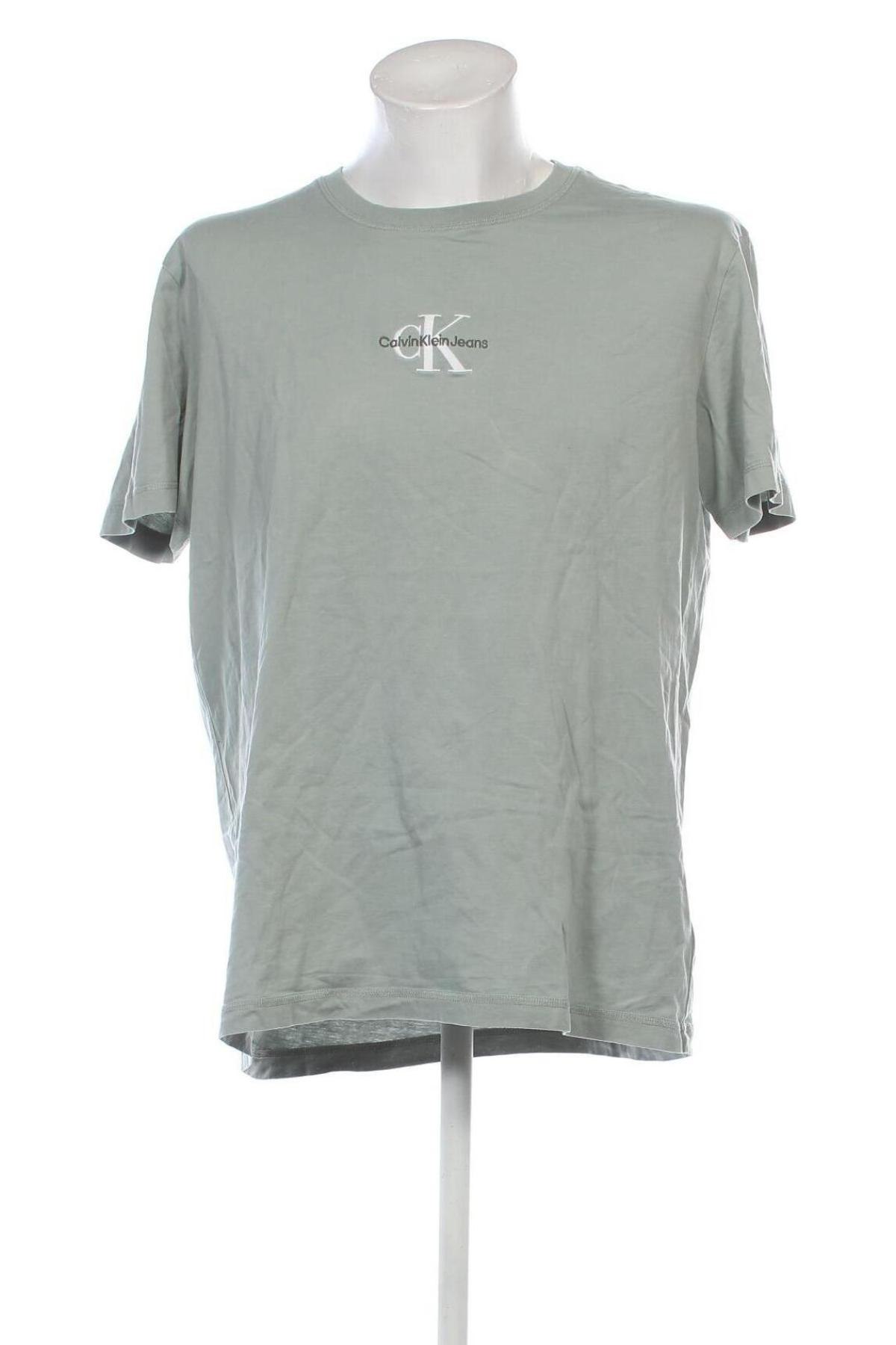 Ανδρικό t-shirt Calvin Klein Jeans, Μέγεθος XL, Χρώμα Πράσινο, Τιμή 50,99 €