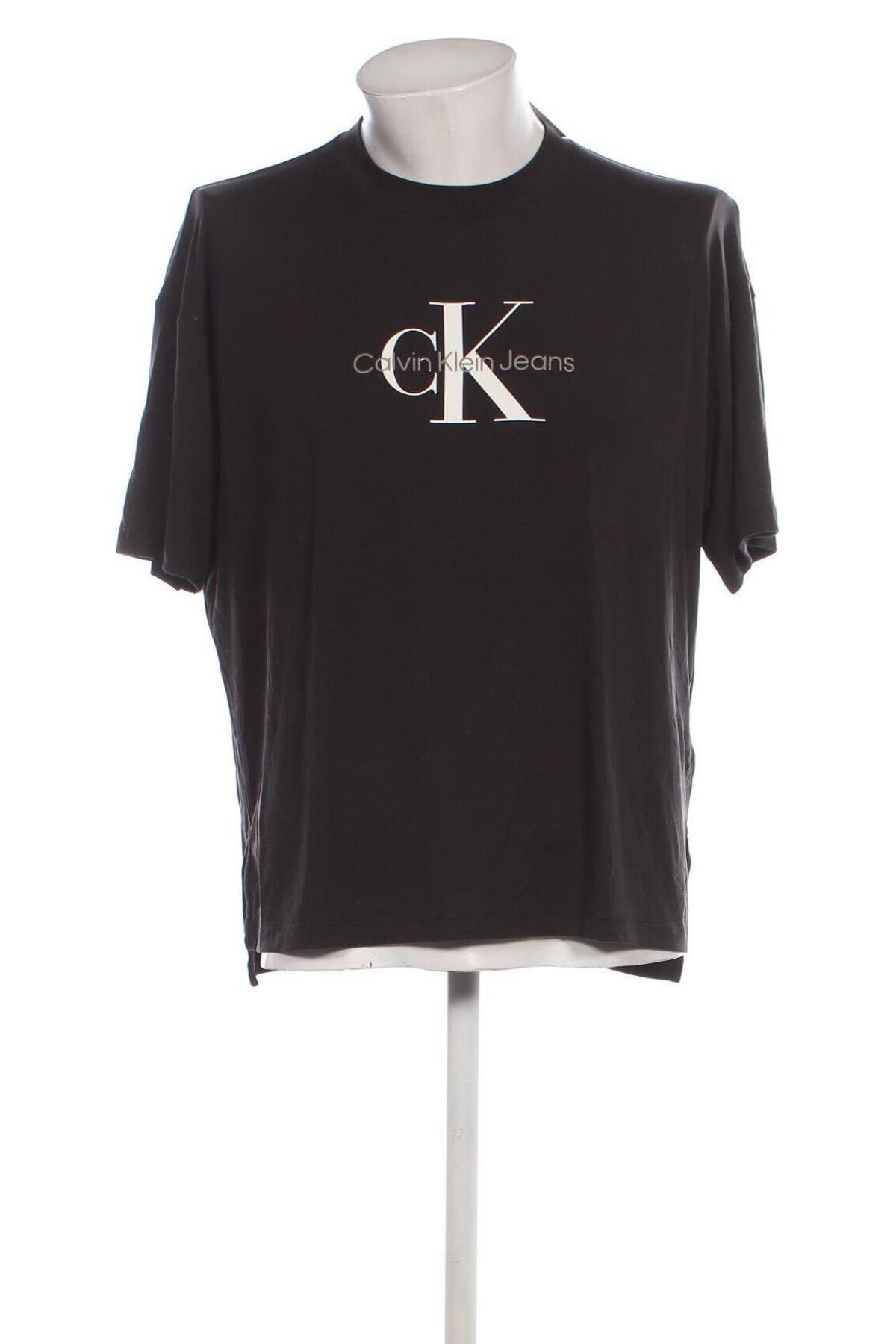 Ανδρικό t-shirt Calvin Klein Jeans, Μέγεθος M, Χρώμα Μαύρο, Τιμή 35,99 €