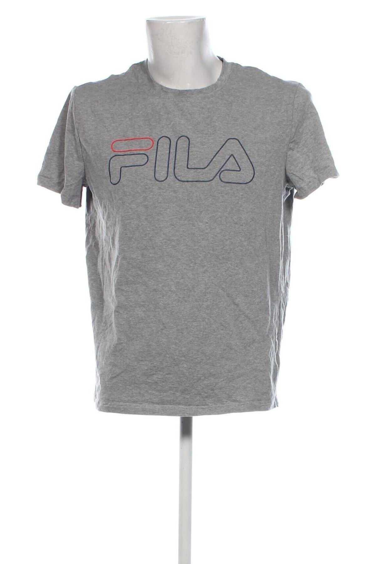 Męski T-shirt FILA, Rozmiar XXL, Kolor Szary, Cena 78,99 zł