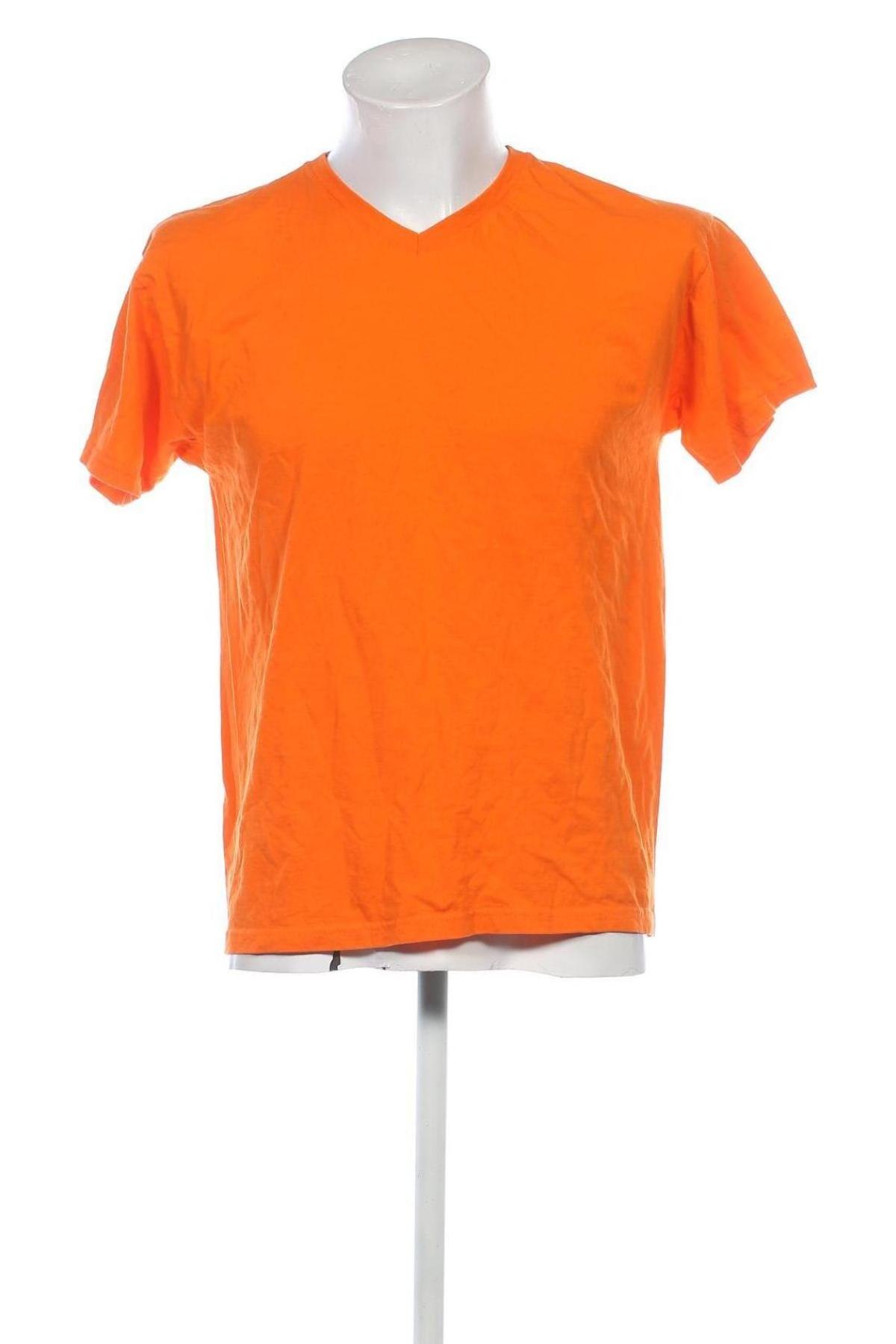 Herren T-Shirt Fruit Of The Loom, Größe L, Farbe Orange, Preis € 4,49