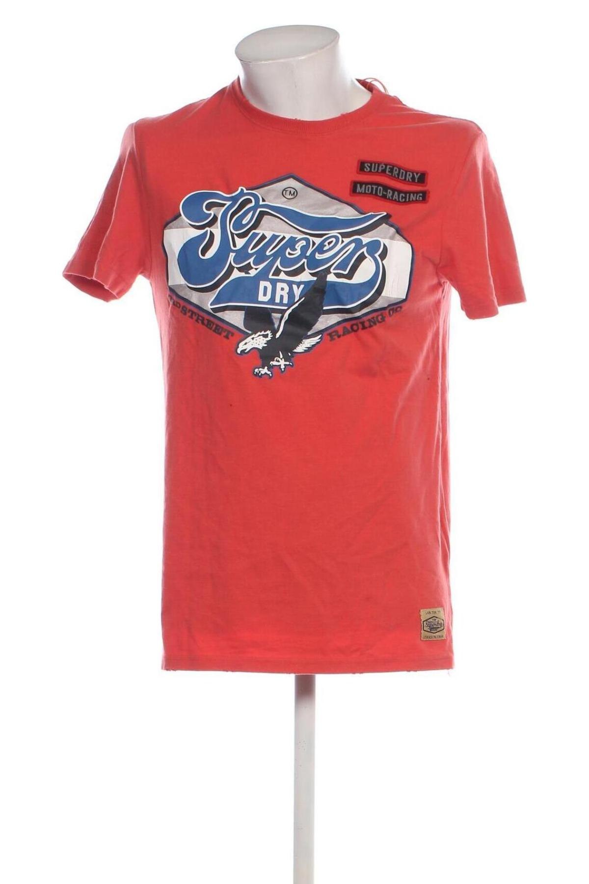 Męski T-shirt Superdry, Rozmiar M, Kolor Czerwony, Cena 61,99 zł